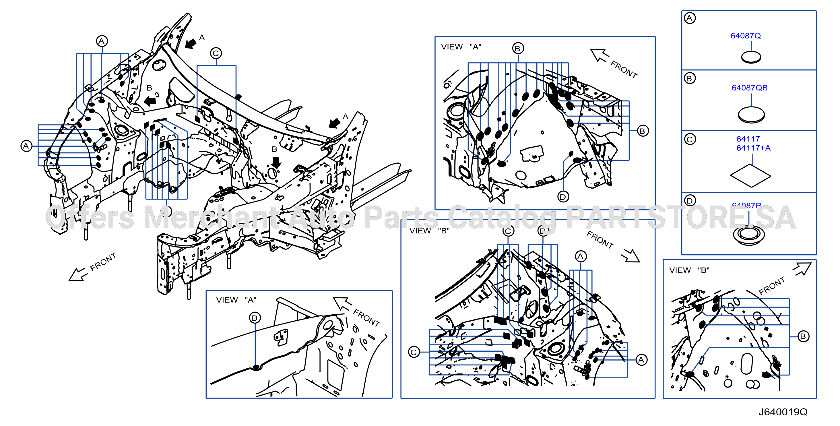 Hood Ledge Fitting Plug Insulator