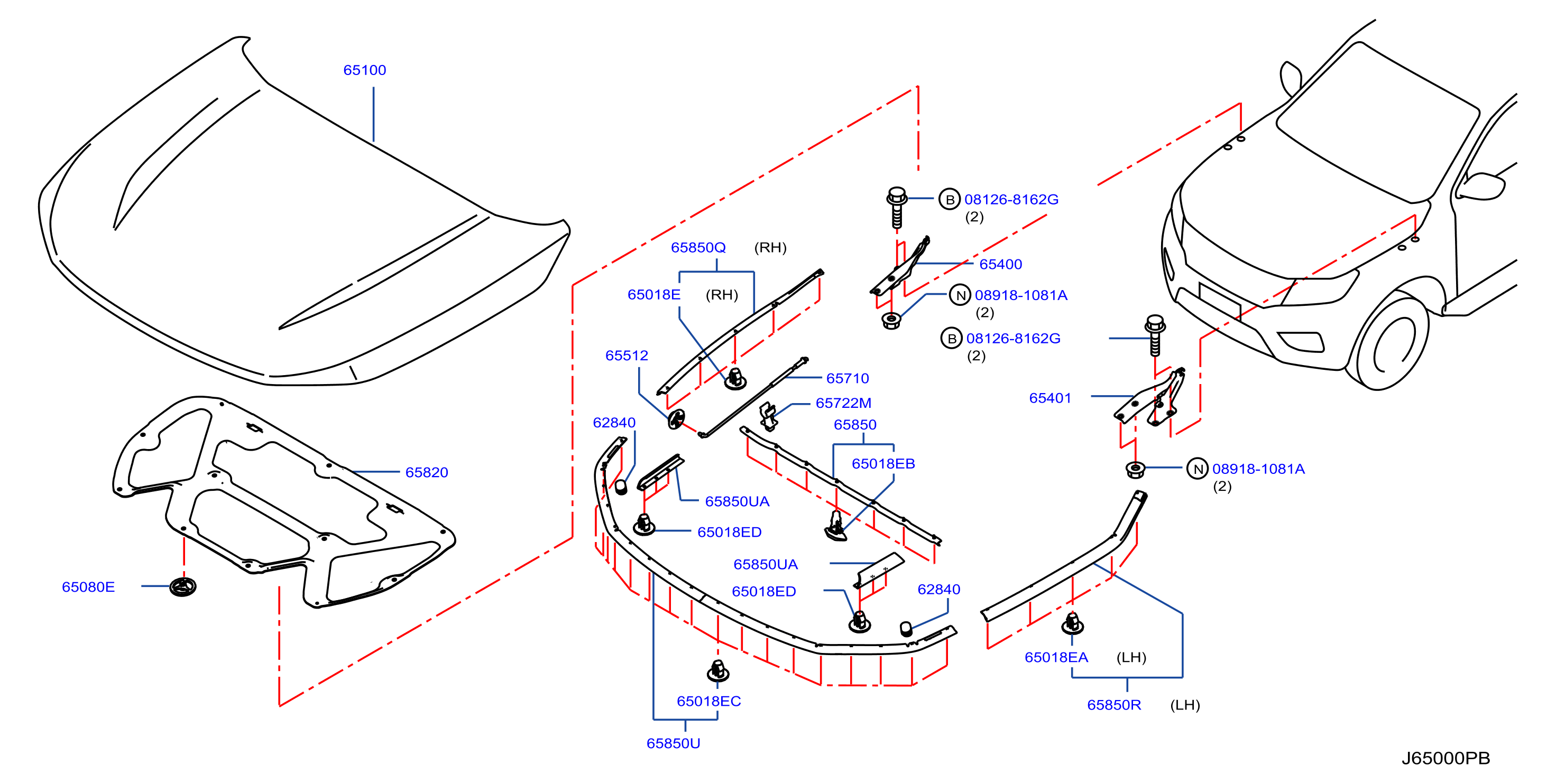 Hood Panel Hinge Fitting Agt Bra