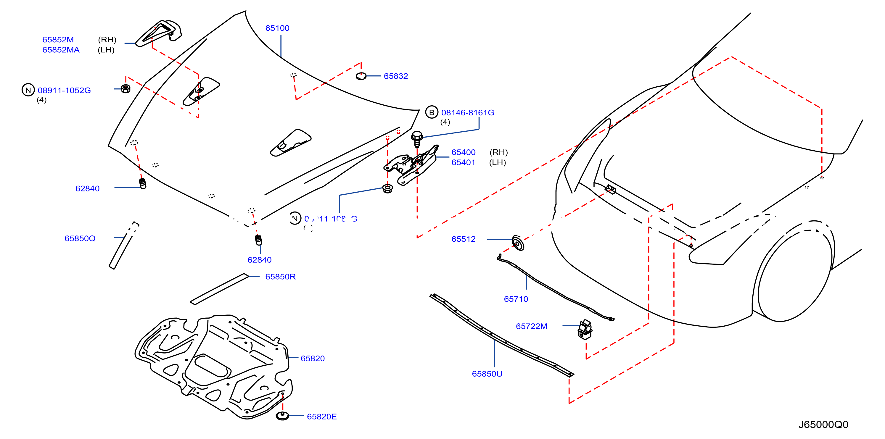 Hood Panel Hinge Fitting Std