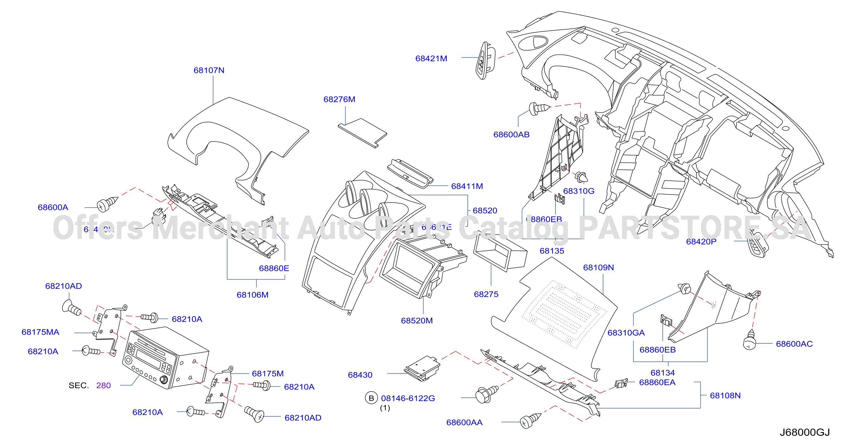 Instrument Panel Pad Cluster Lid Inst Pad Cluster Lid