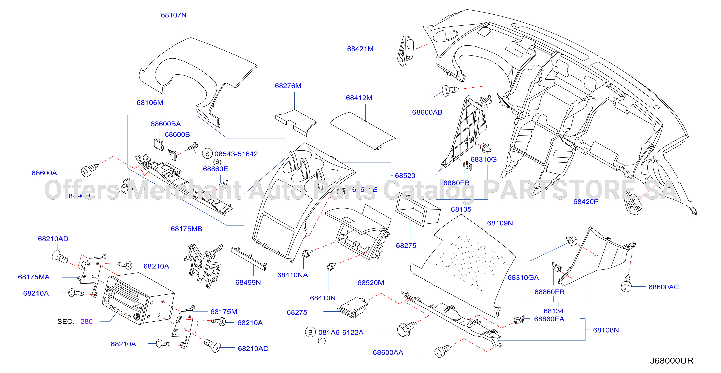 Instrument Panel Pad Cluster Lid Inst Pad Cluster Lid