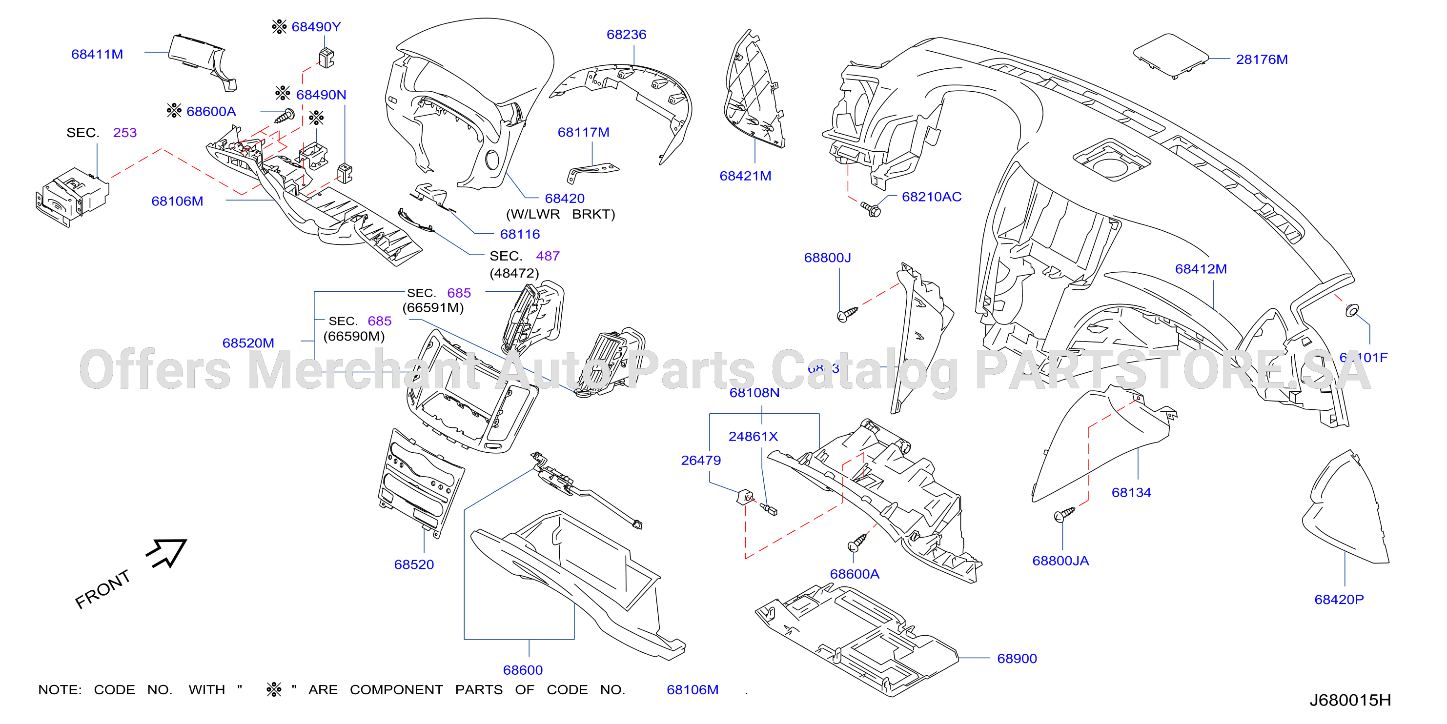 Instrument Panel Pad Cluster Lid Inst Pad Cluster Lid