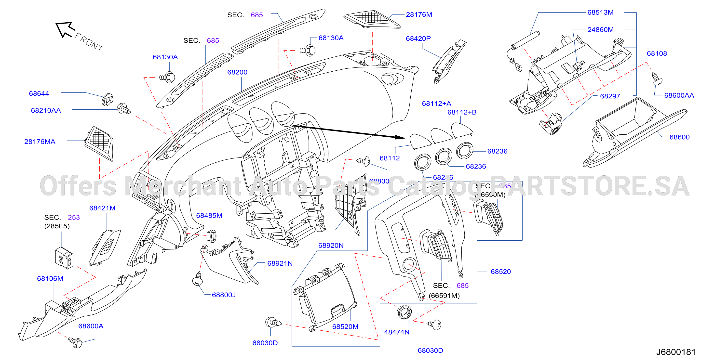 Instrument Panel Pad Cluster Lid Inst Pad Cluster Lid Wo Navi