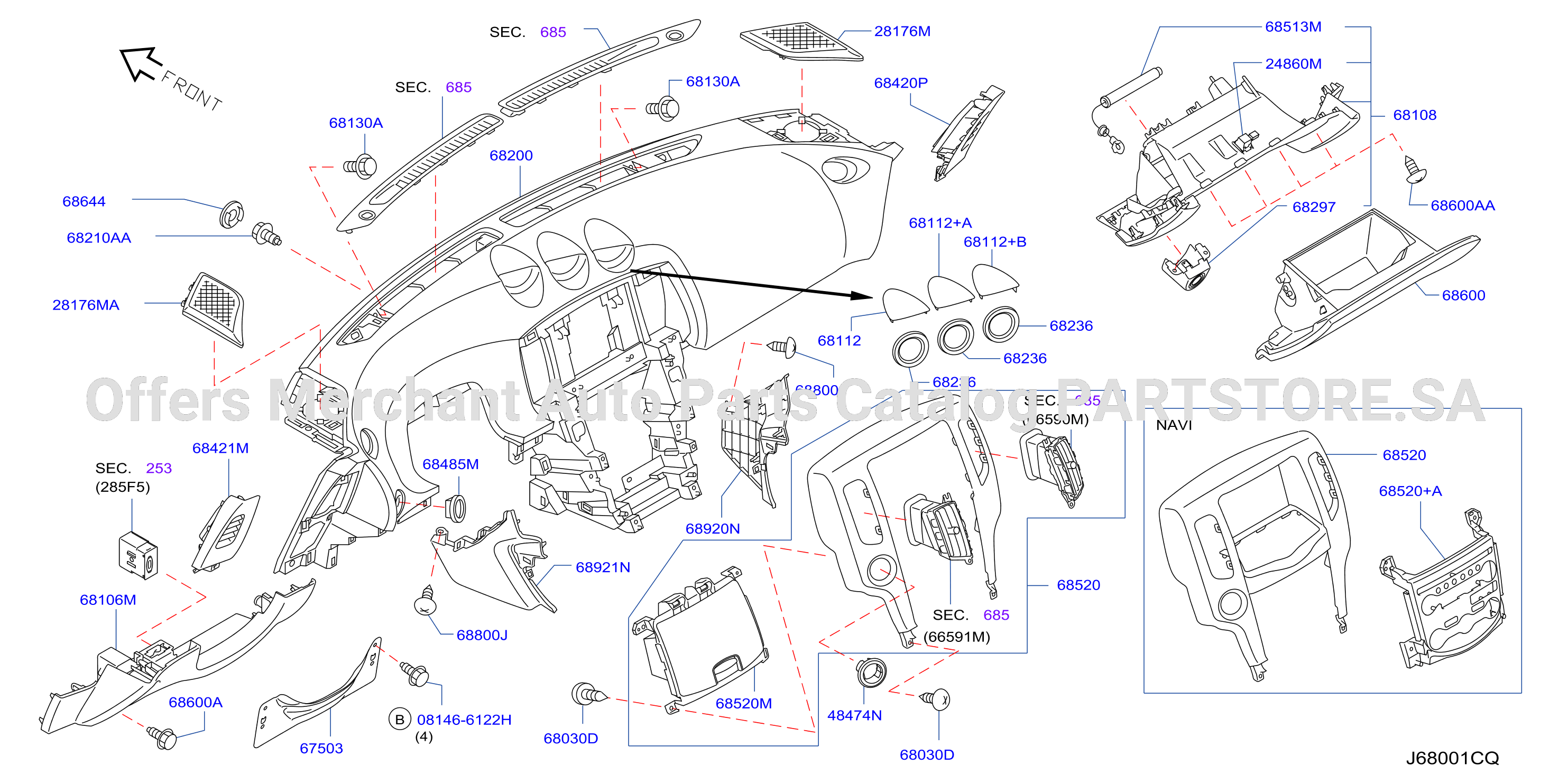 Instrument Panel Pad Cluster Lid Inst Pad Cluster Lid Wo Navi