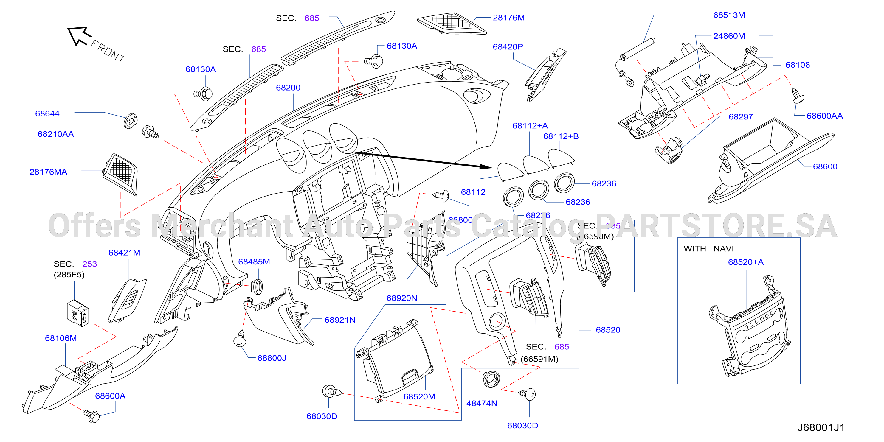 Instrument Panel Pad Cluster Lid Inst Pad Cluster Lid Wo Navi