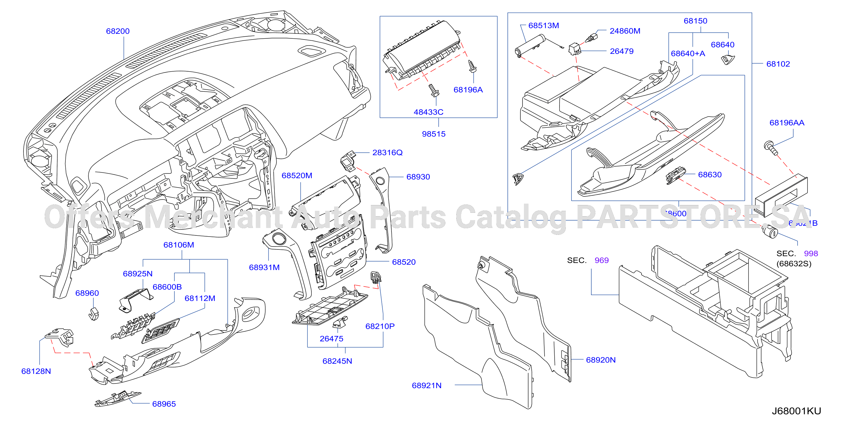 Instrument Panel Pad Cluster Lid Inst Pad Cluster Lid