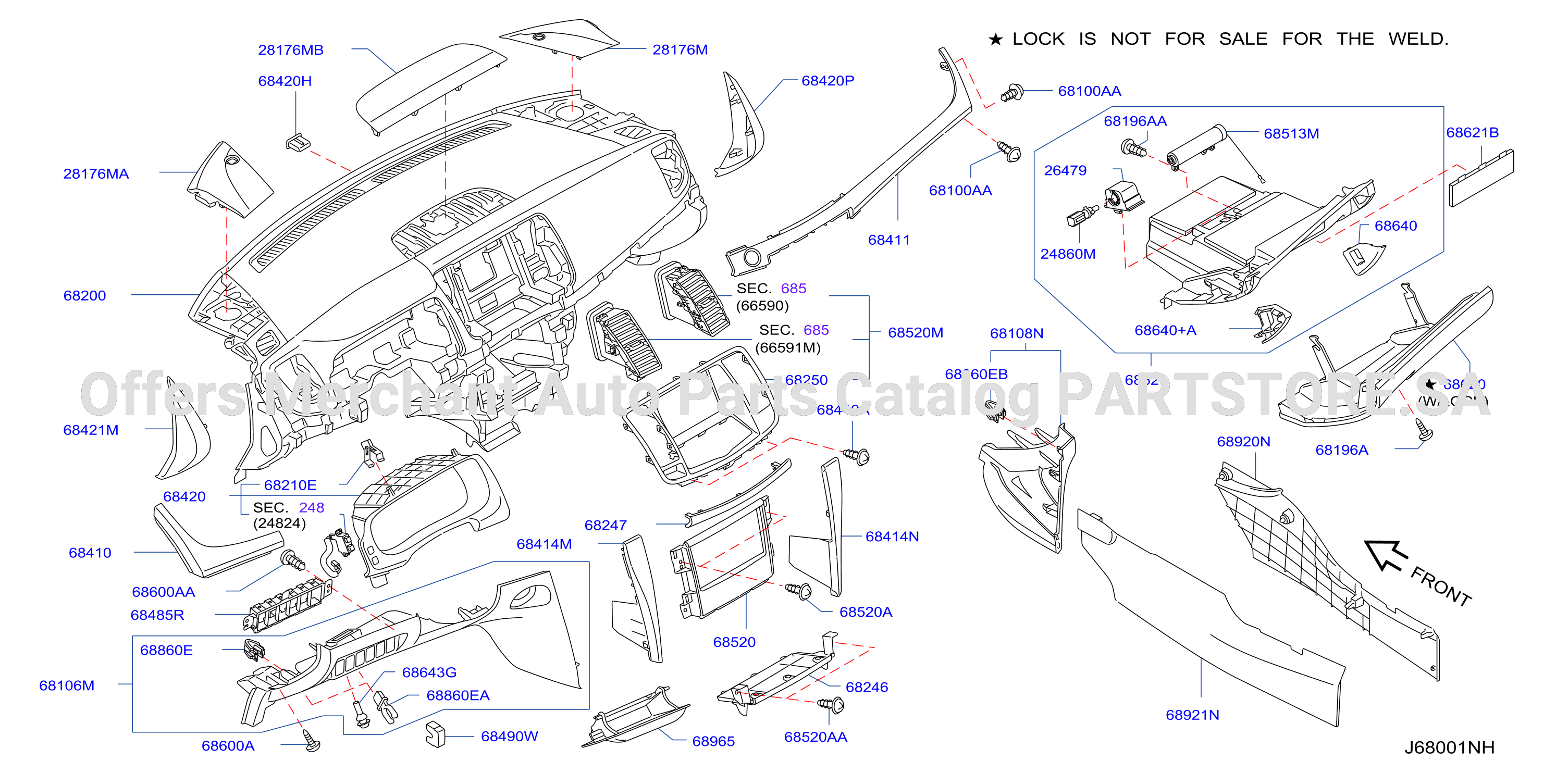 Instrument Panel Pad Cluster Lid Inst Pad Cluster Lid