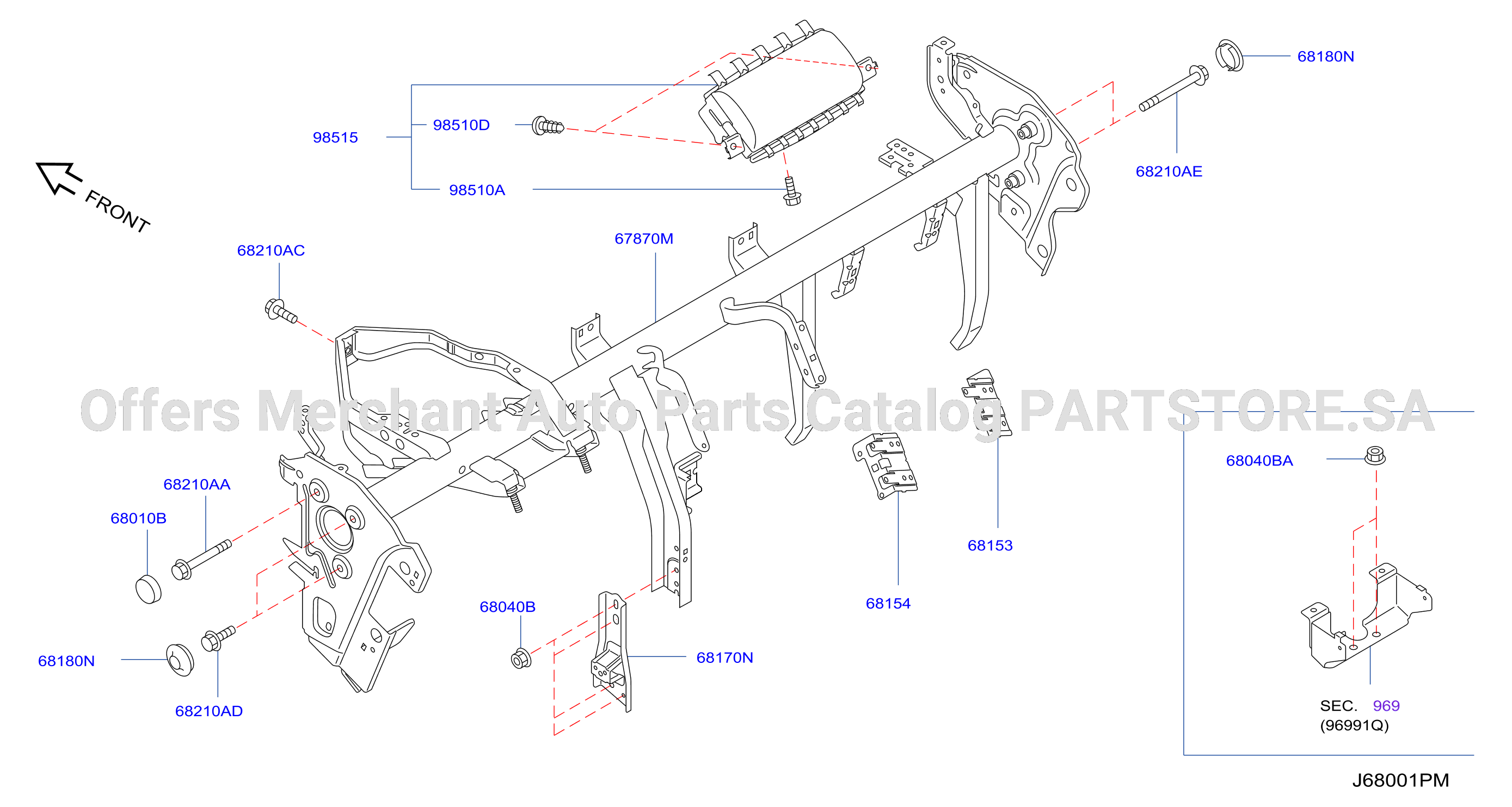 Instrument Panel Pad Cluster Lid Inst Fitting