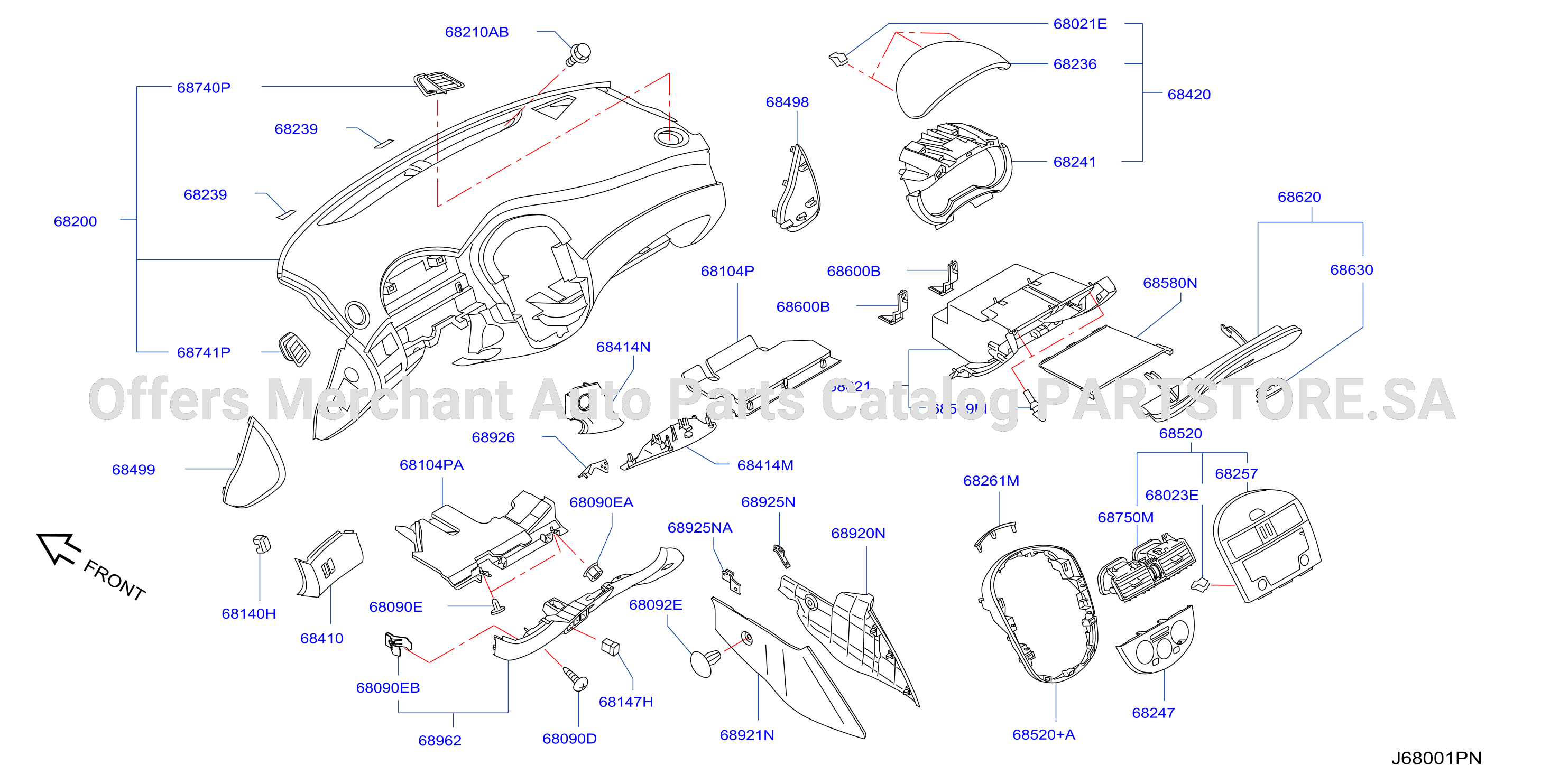Instrument Panel Pad Cluster Lid Inst Pad Cluster Lid