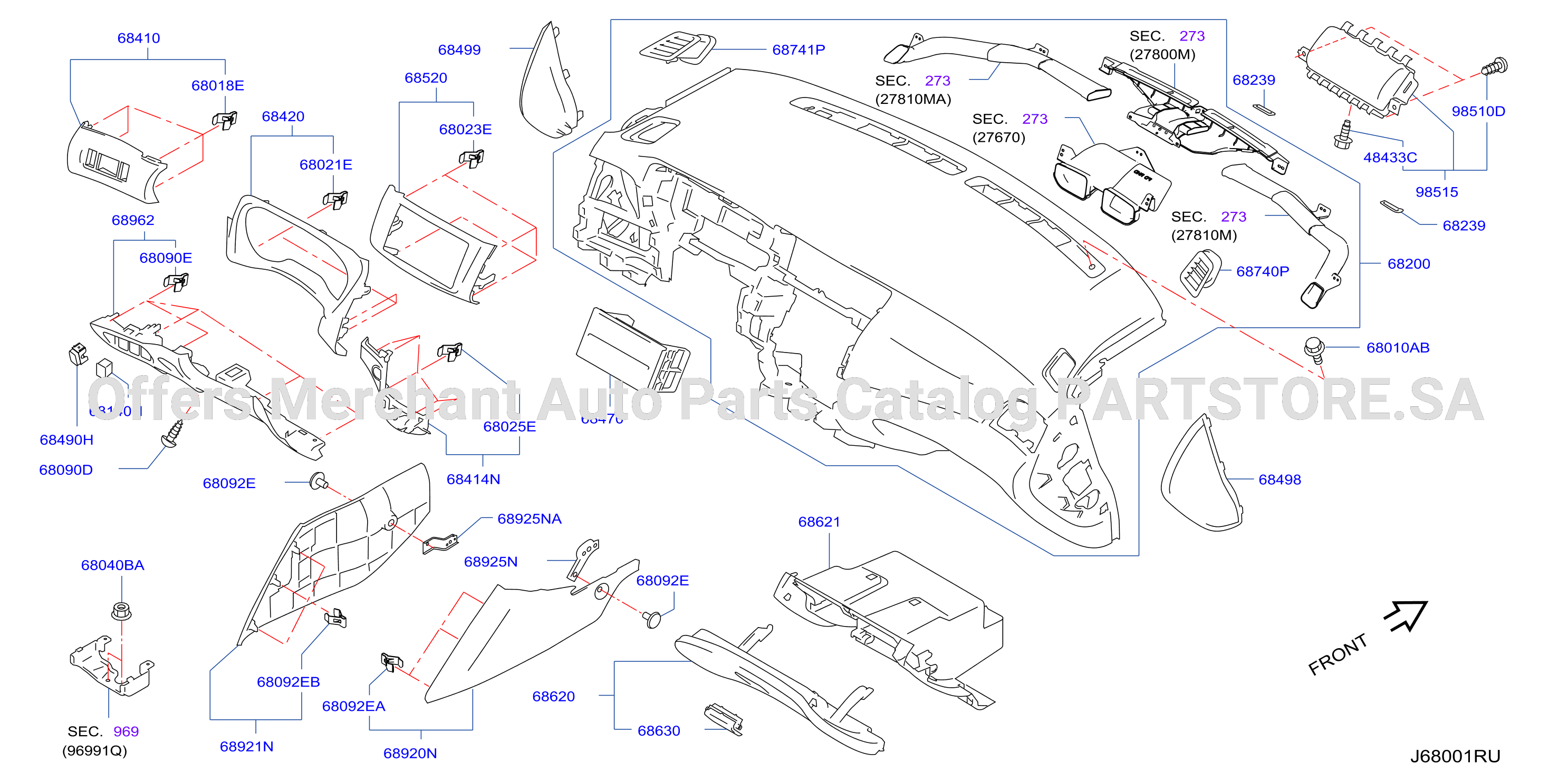 Instrument Panel Pad Cluster Lid Inst Pad Cluster Lid