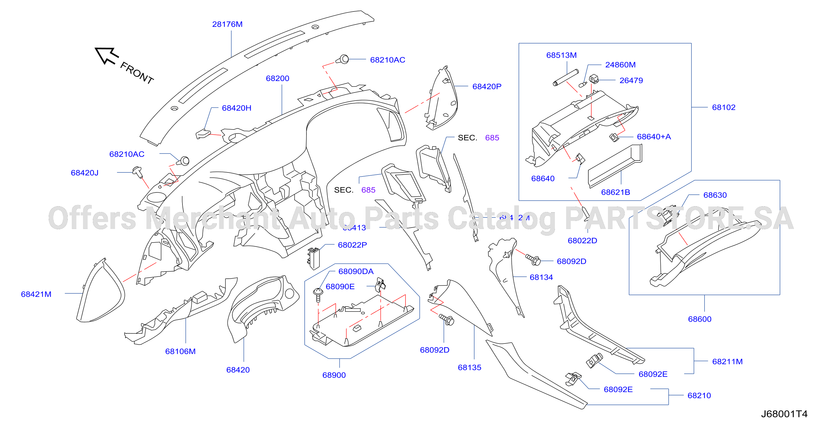 Instrument Panel Pad Cluster Lid Inst Pad Cluster Lid