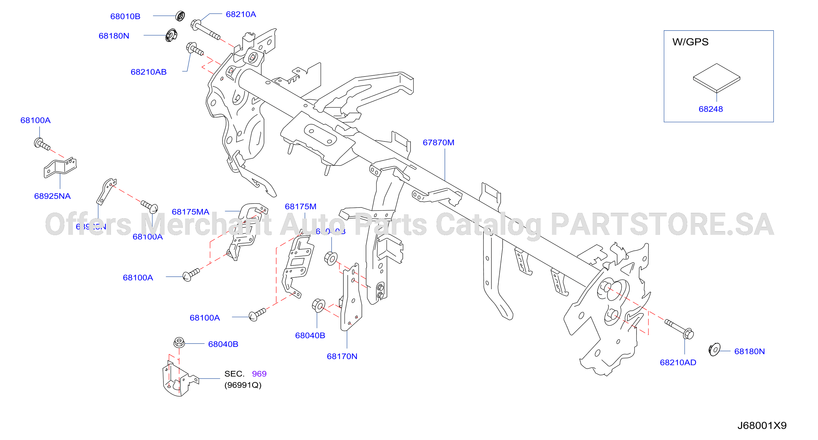 Instrument Panel Pad Cluster Lid Inst Fitting