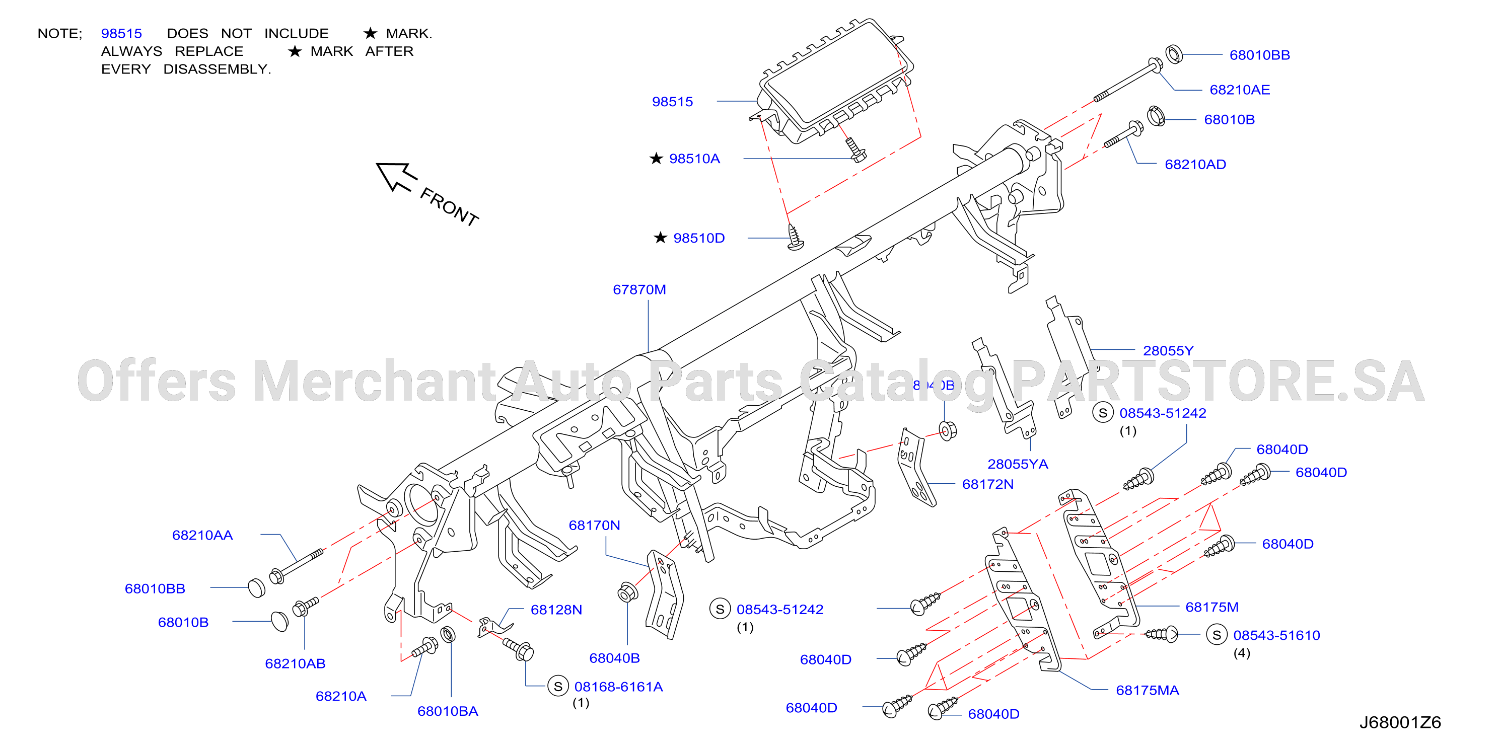 Instrument Panel Pad Cluster Lid Inst Fitting