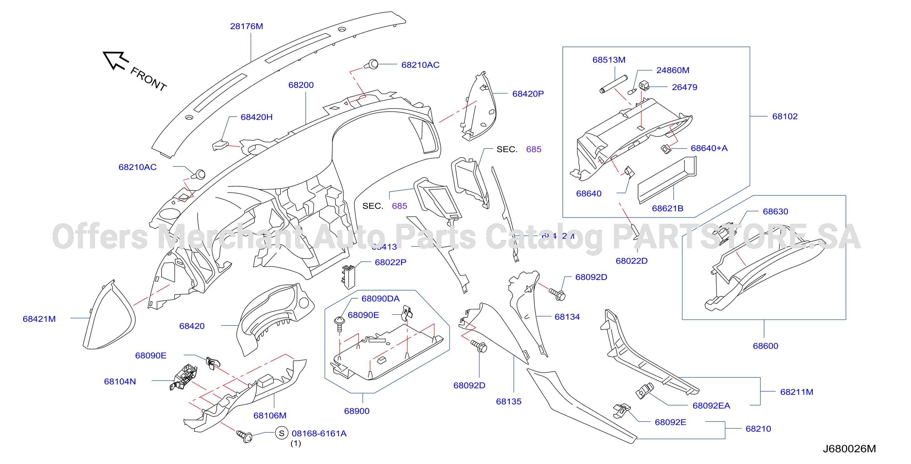 Instrument Panel Pad Cluster Lid Inst Pad Cluster Lid
