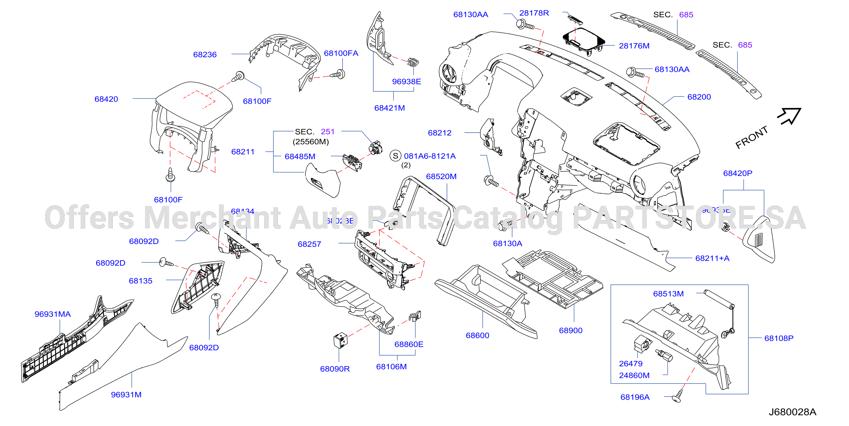 Instrument Panel Pad Cluster Lid Inst Pad Cluster Lid