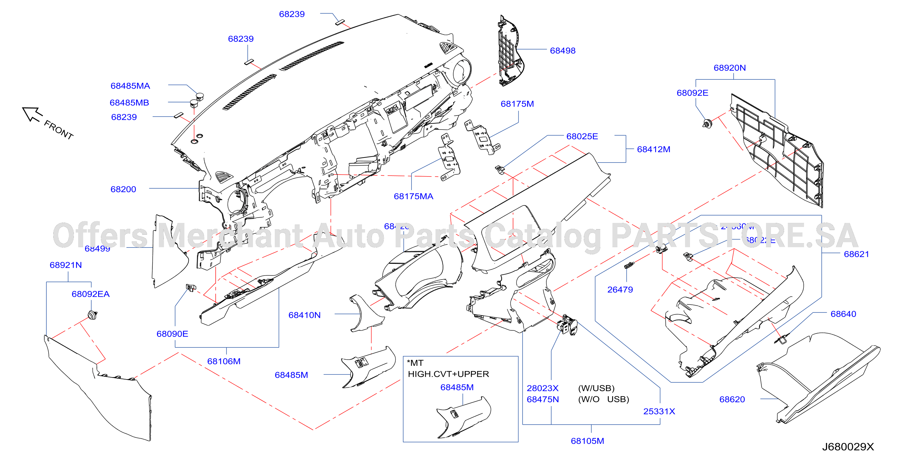 Instrument Panel Pad Cluster Lid Inst Pad Cluster Lid