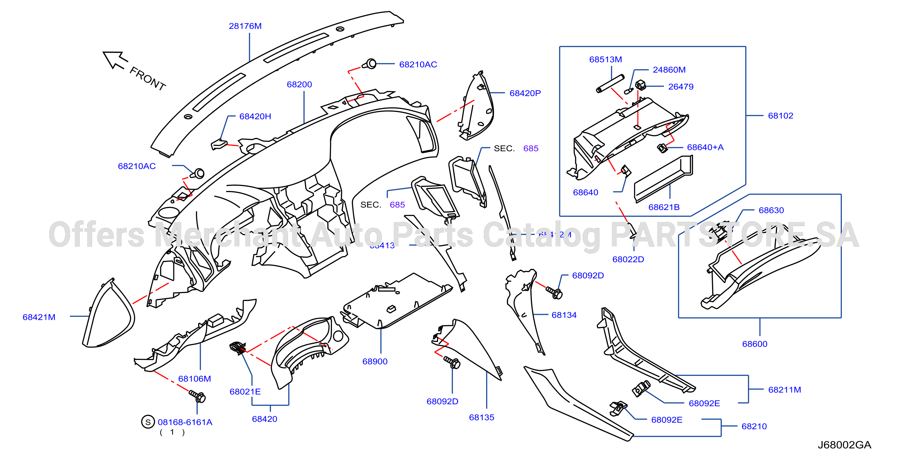 Instrument Panel Pad Cluster Lid Inst Pad Cluster Lid