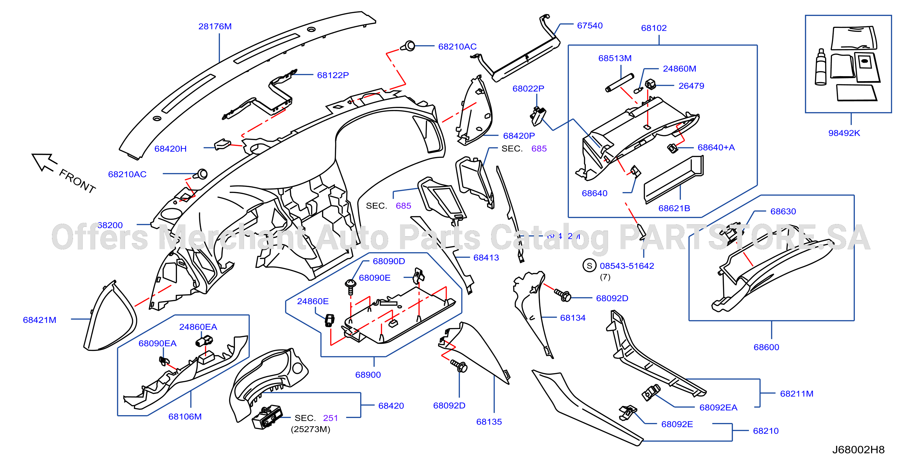 Instrument Panel Pad Cluster Lid Inst Pad Cluster Lid