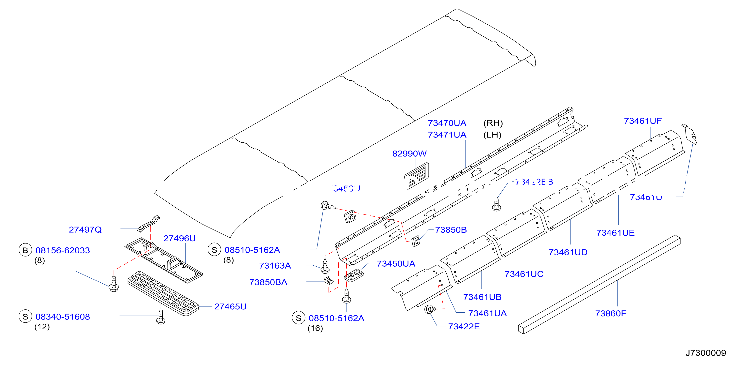 Roof Panel Fitting Fitting Parts