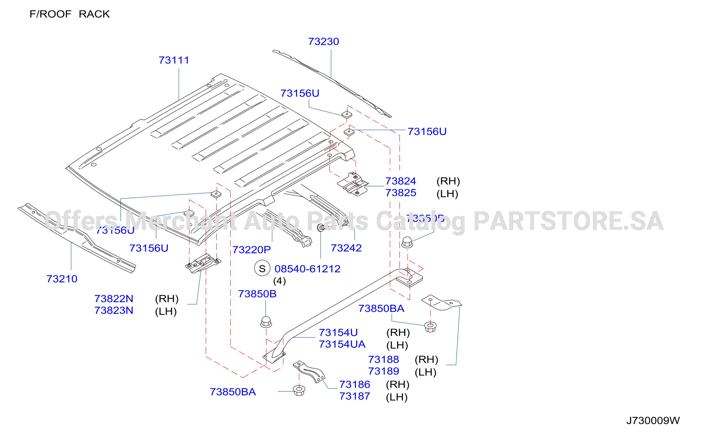 Roof Panel Fitting Roof Rack