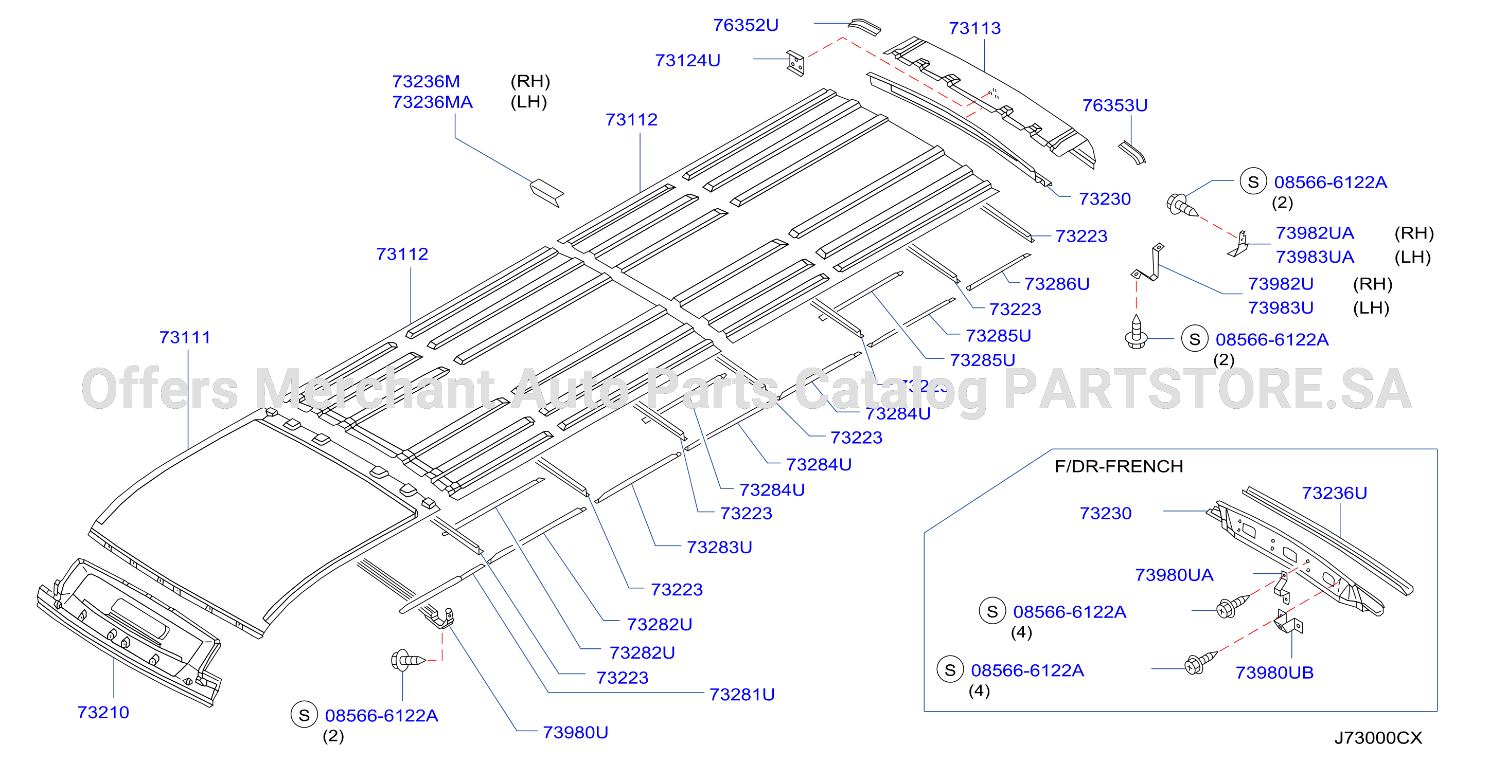 Roof Panel Fitting Roof Panel Parts