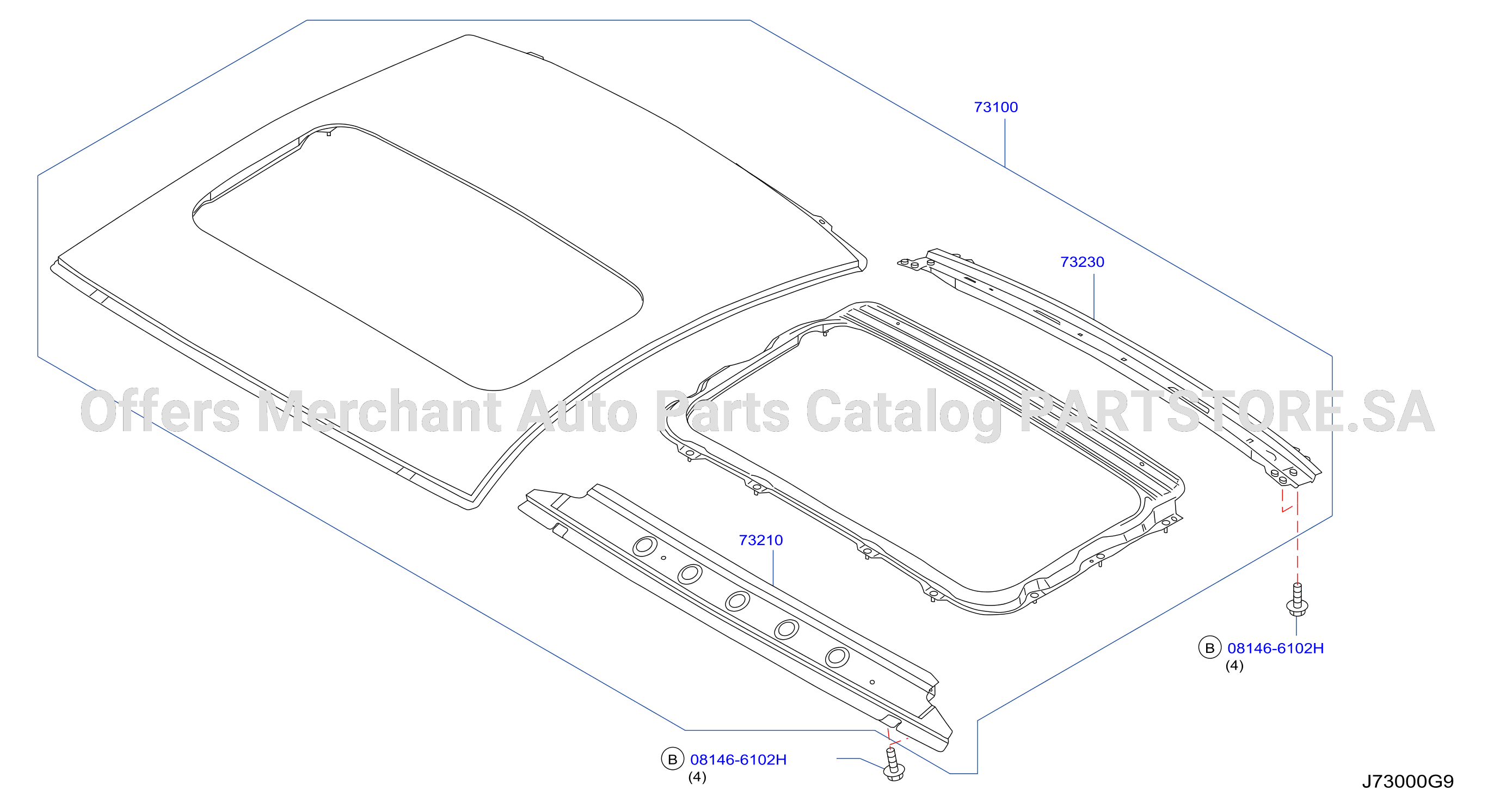 Roof Panel Fitting Sun Roof