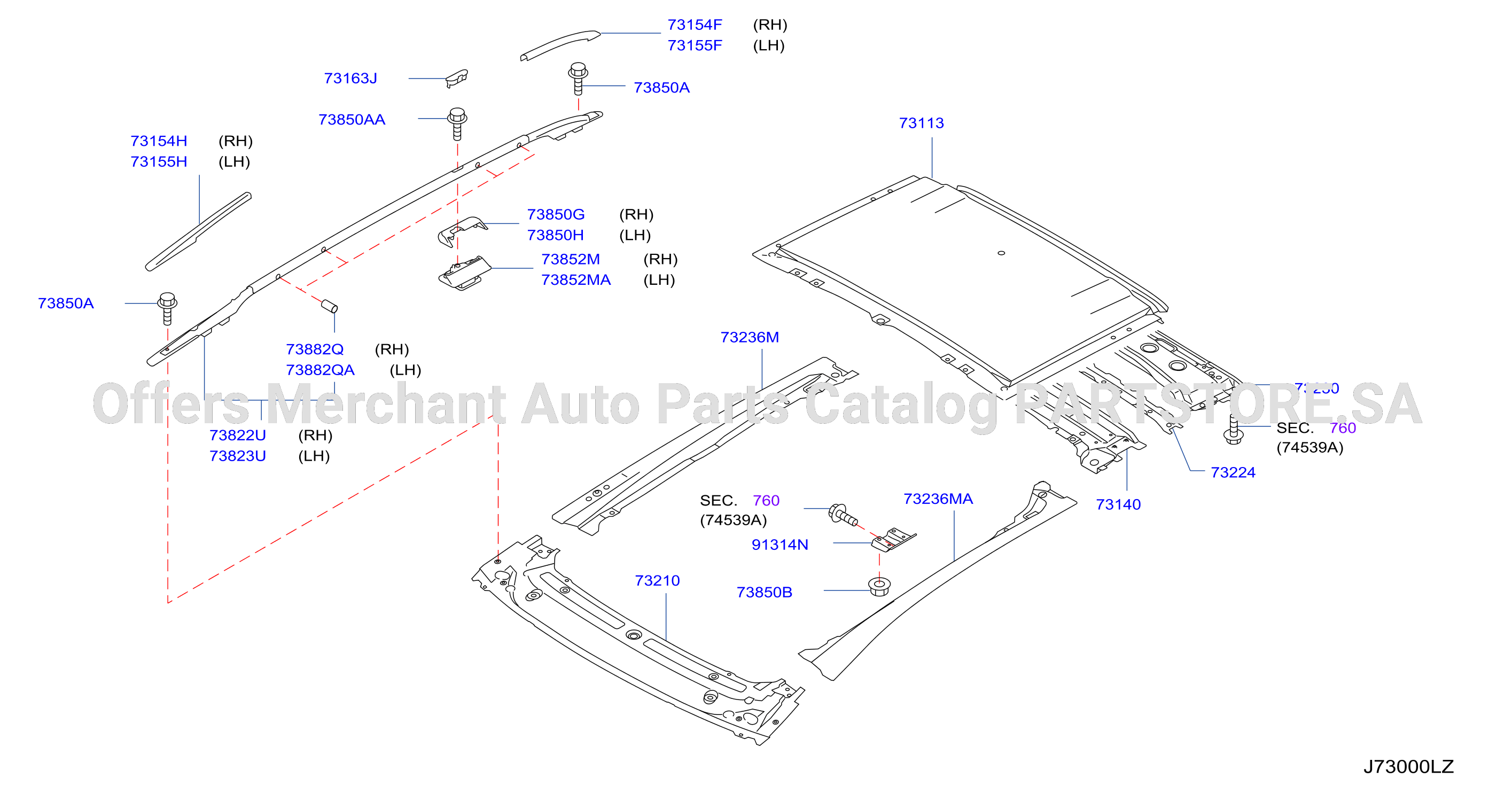 Roof Panel Fitting Sun Roof