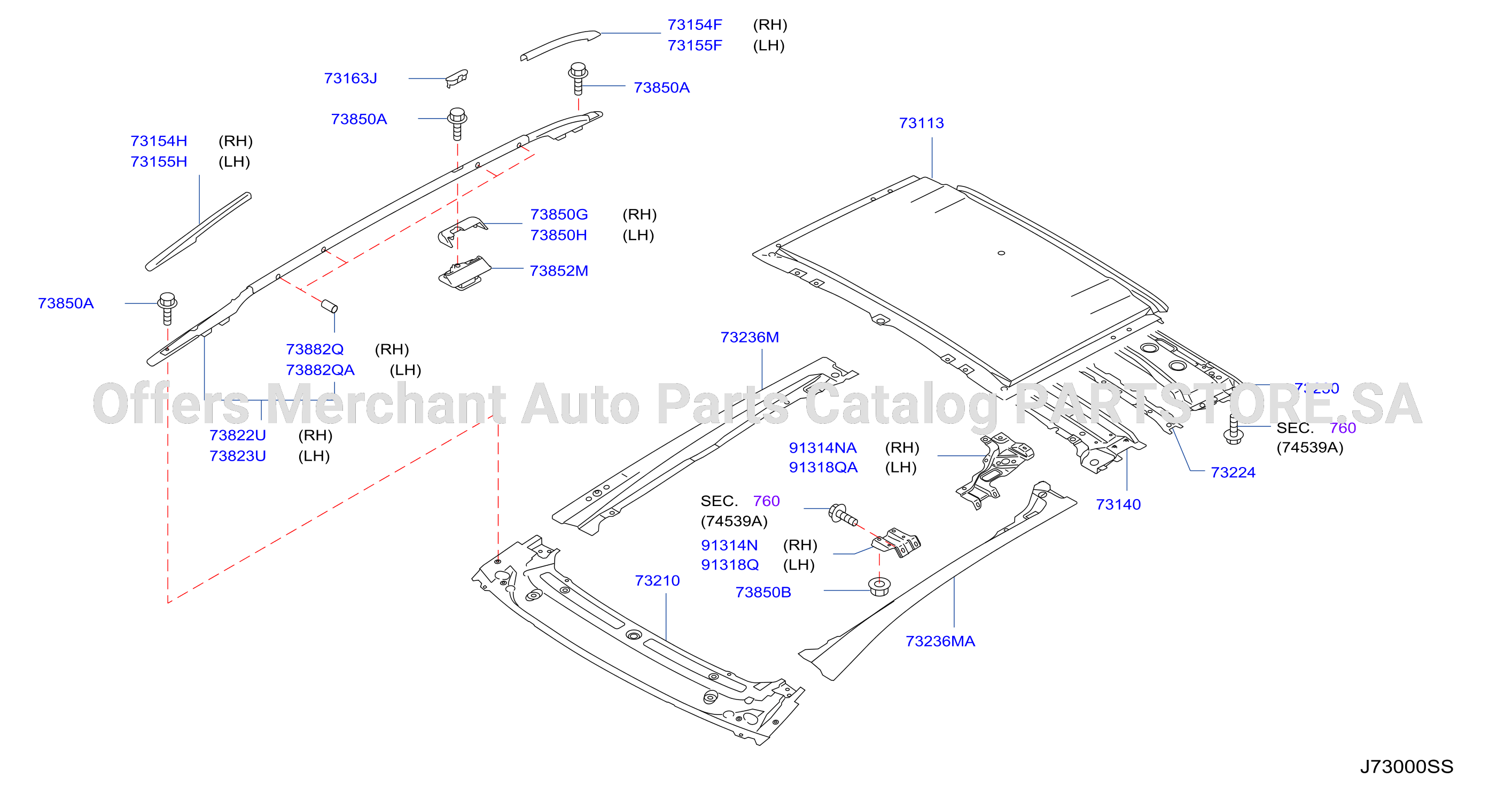 Roof Panel Fitting Sun Roof