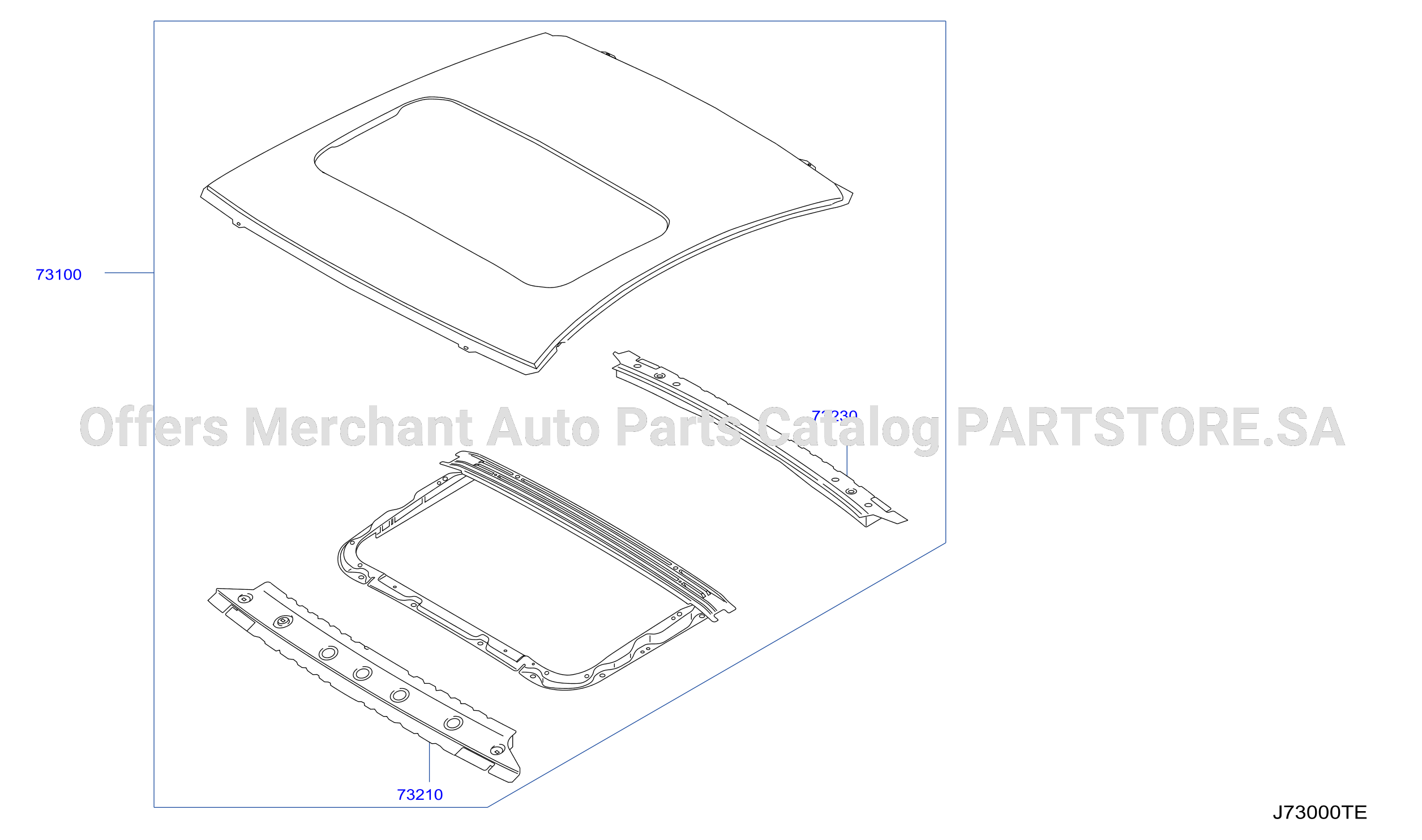 Roof Panel Fitting Sun Roof