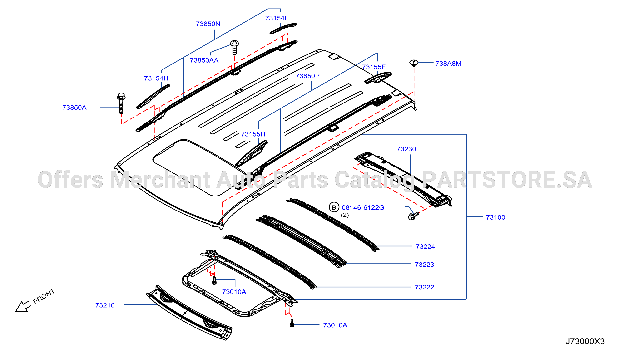 Roof Panel Fitting Sun Roof