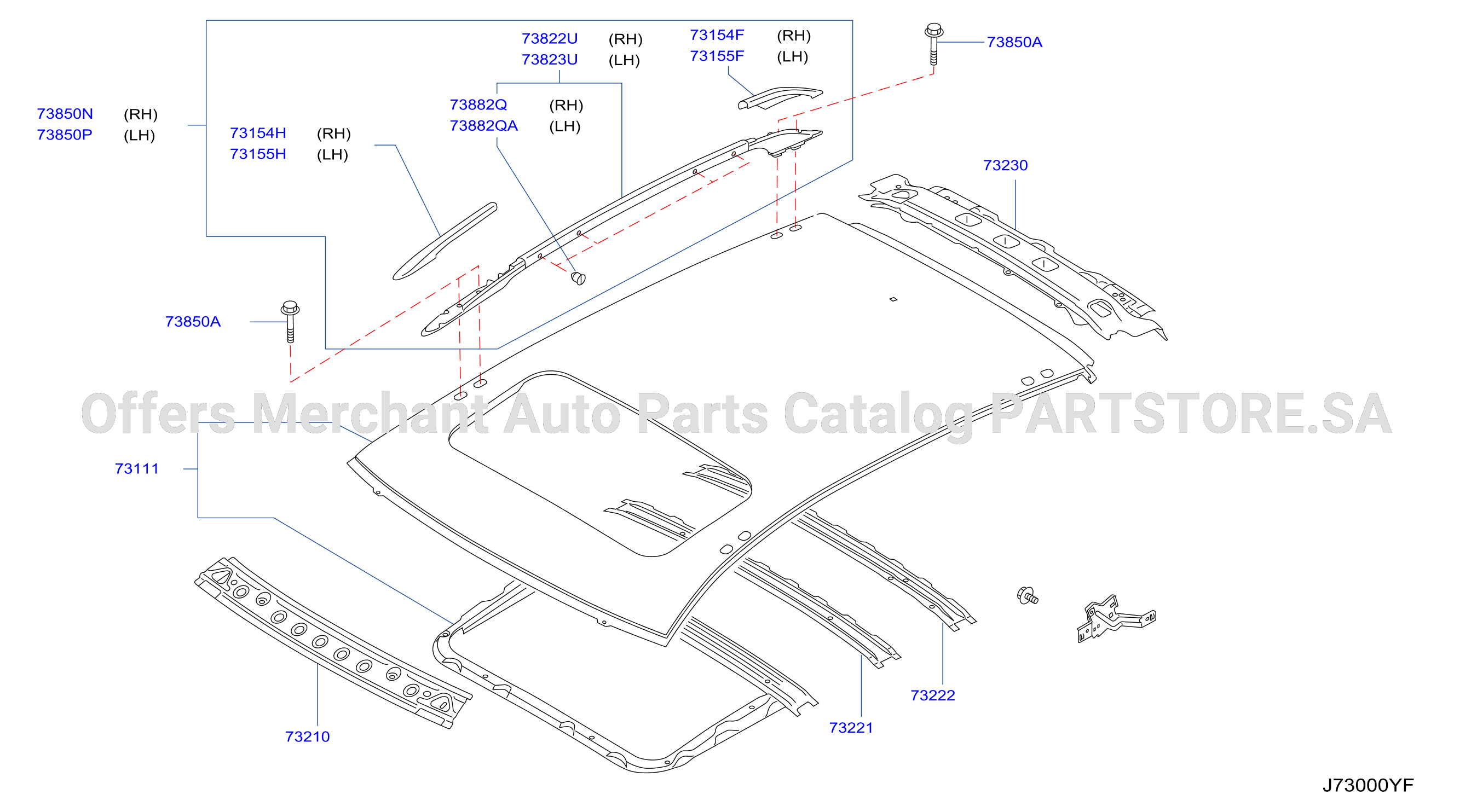 Roof Panel Fitting Sun Roof Roof Rack