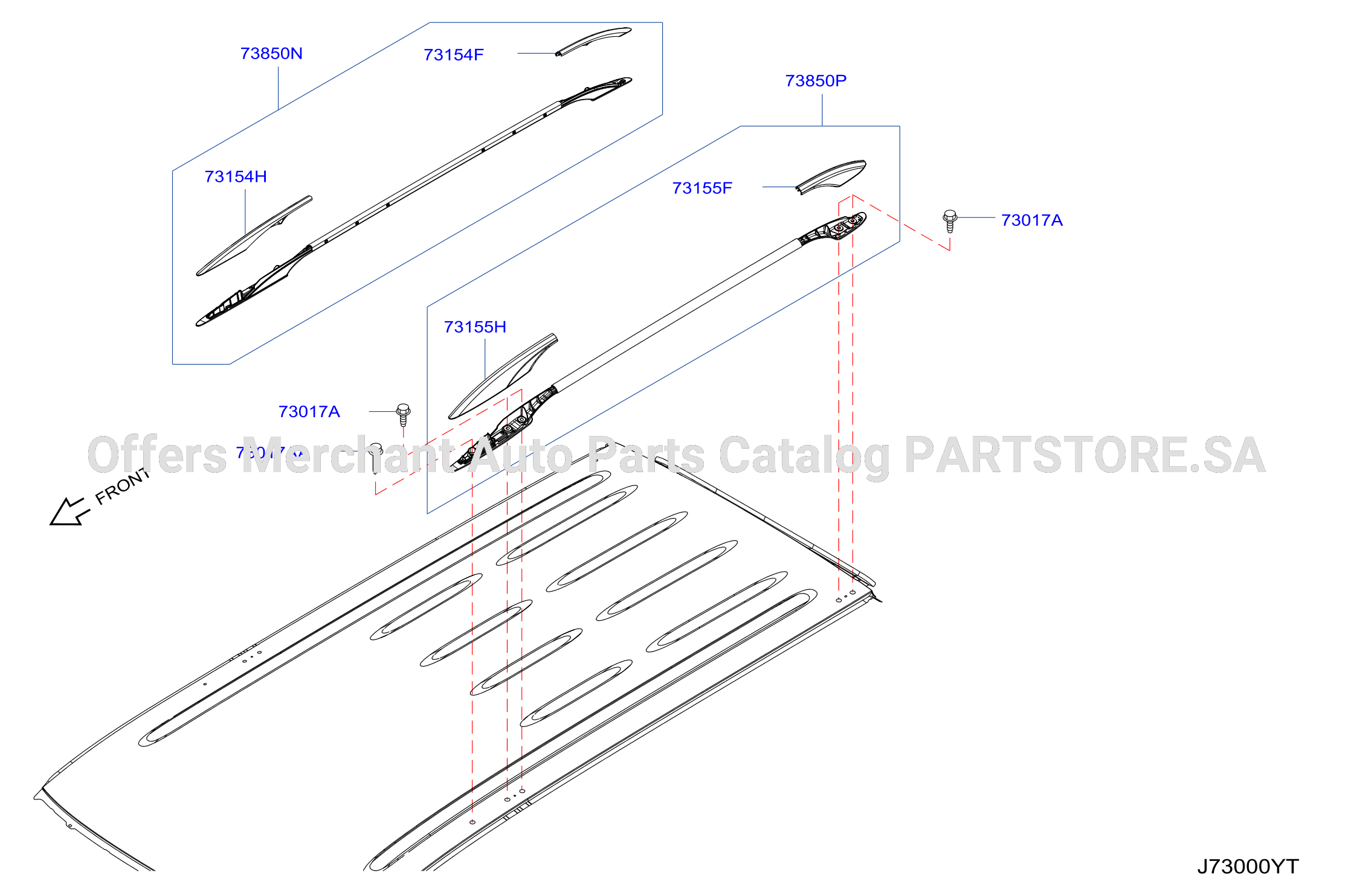 Roof Panel Fitting Roof Rack