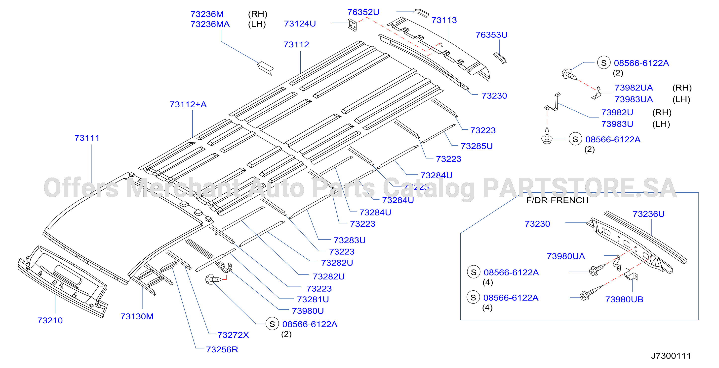 Roof Panel Fitting Roof Panel Parts