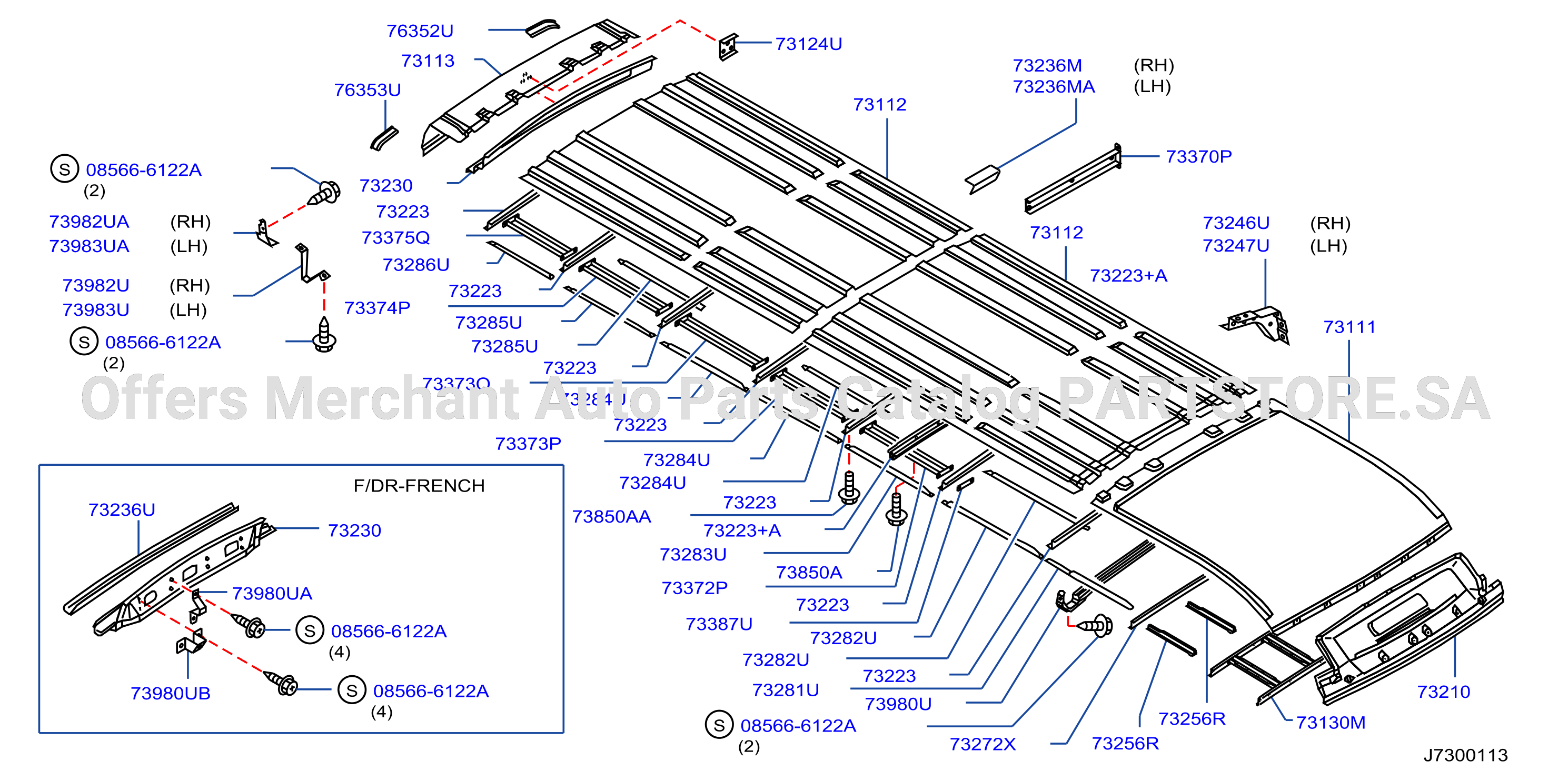 Roof Panel Fitting Roof Panel Parts