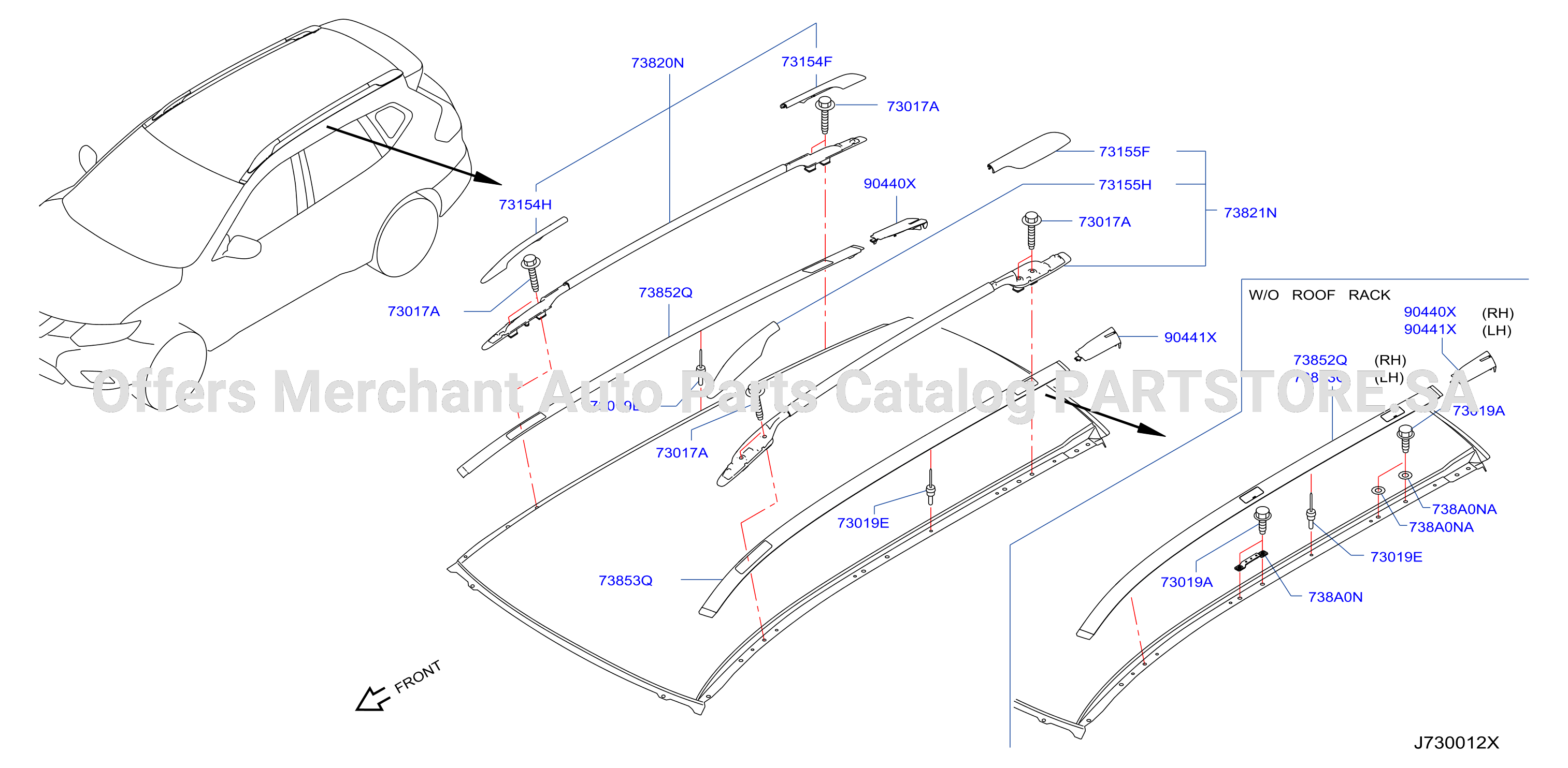 Roof Panel Fitting Base Type