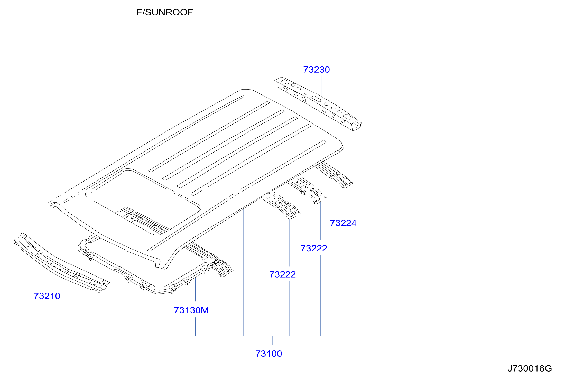 Roof Panel Fitting Sun Roof