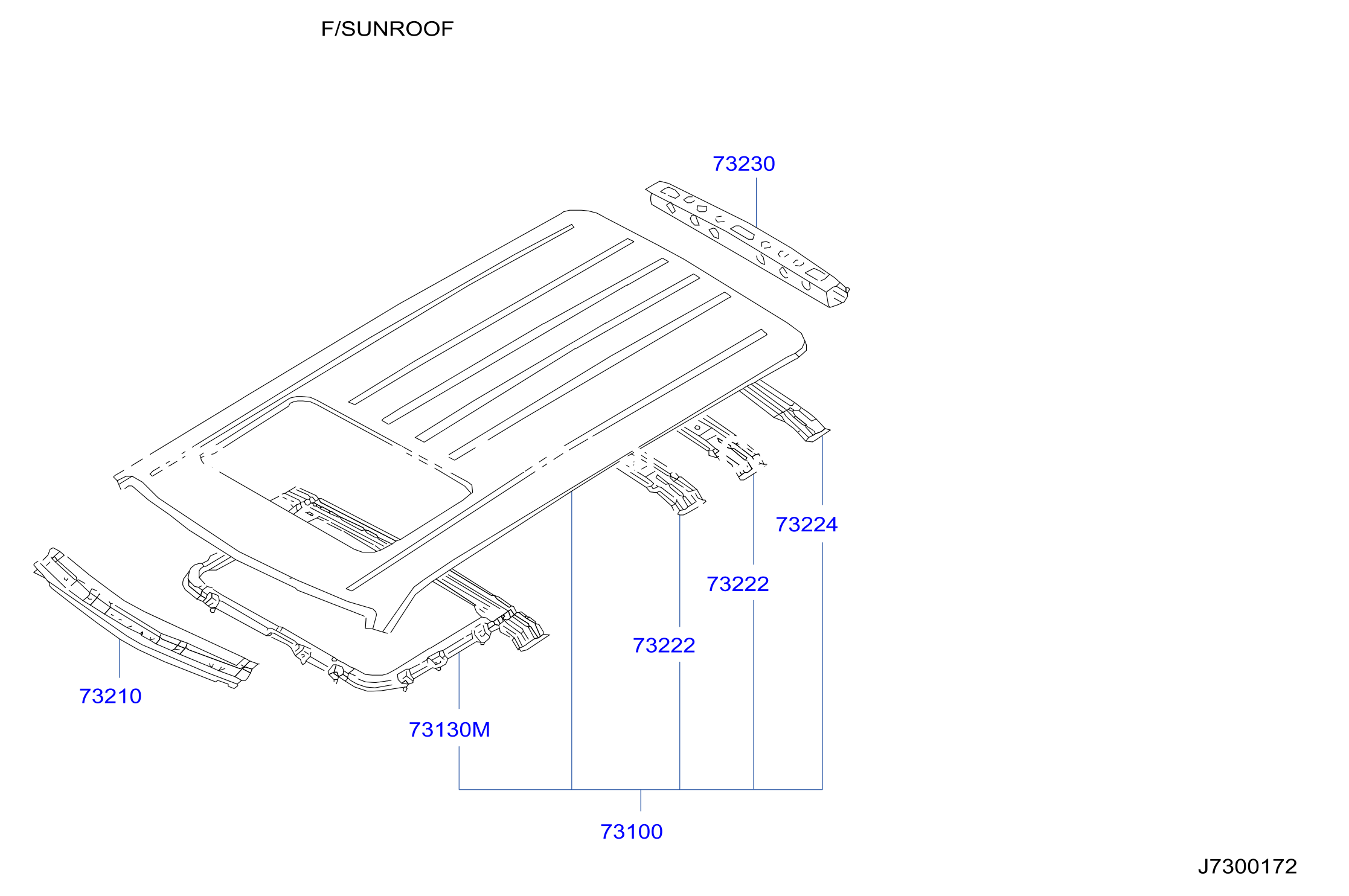 Roof Panel Fitting Sun Roof