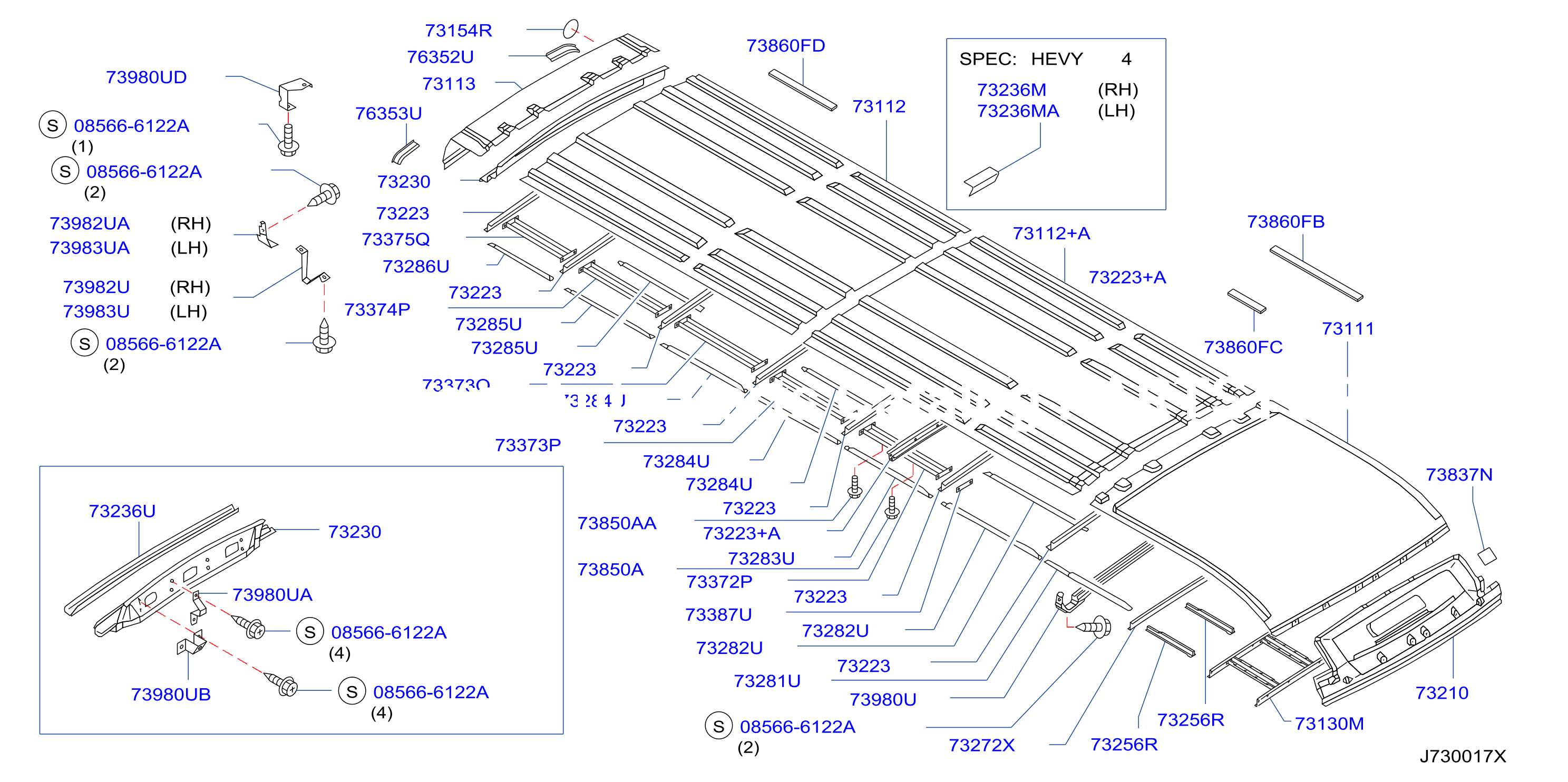 Roof Panel Fitting Roof Panel Parts
