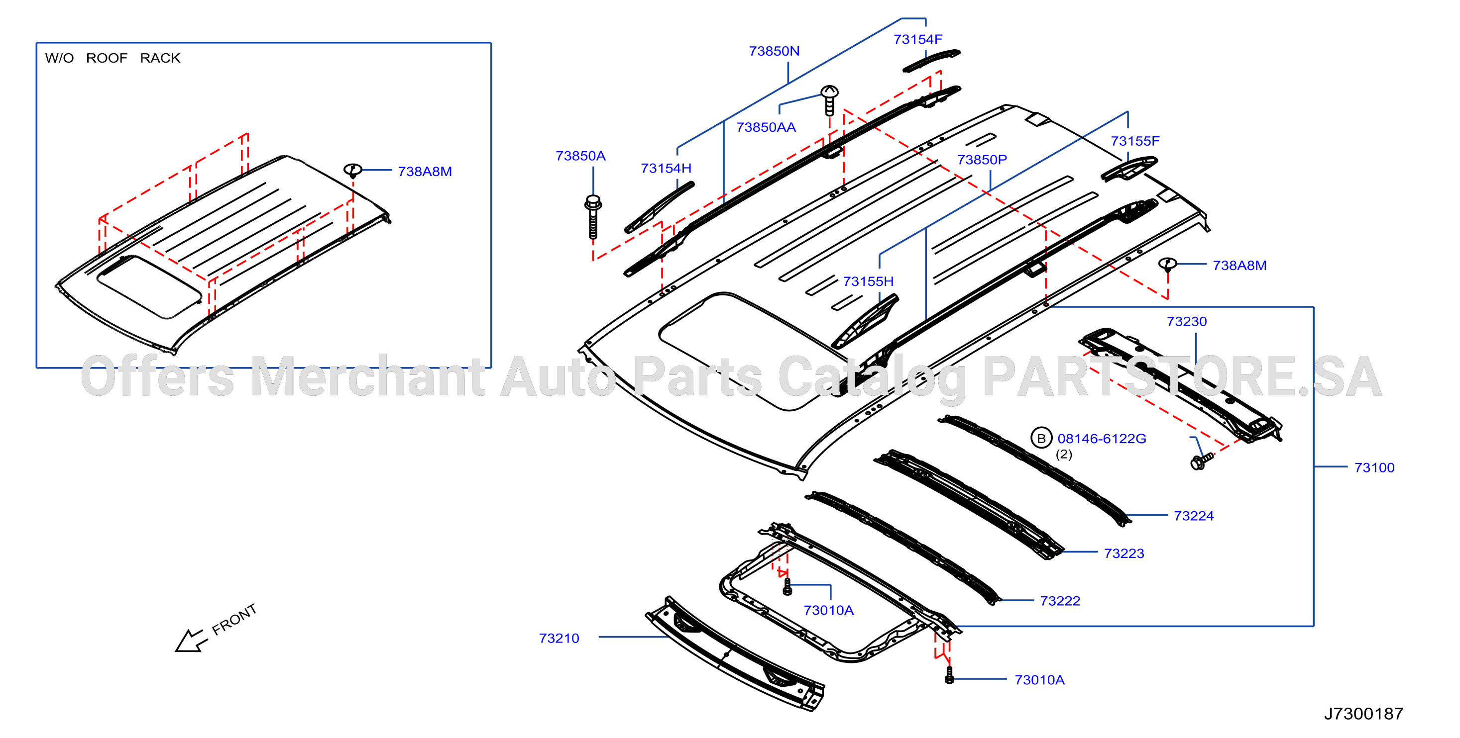 Roof Panel Fitting Sun Roof