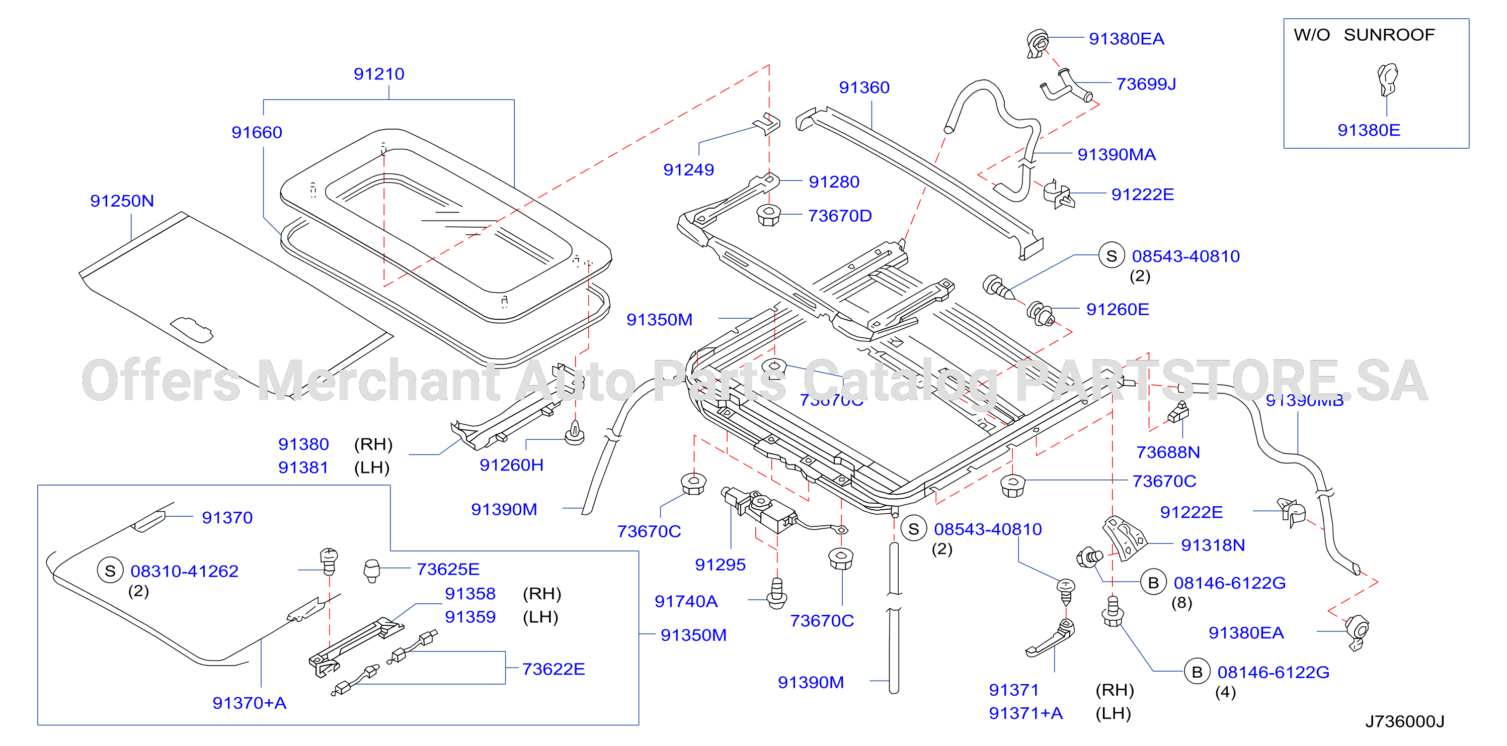 Sun Roof Parts