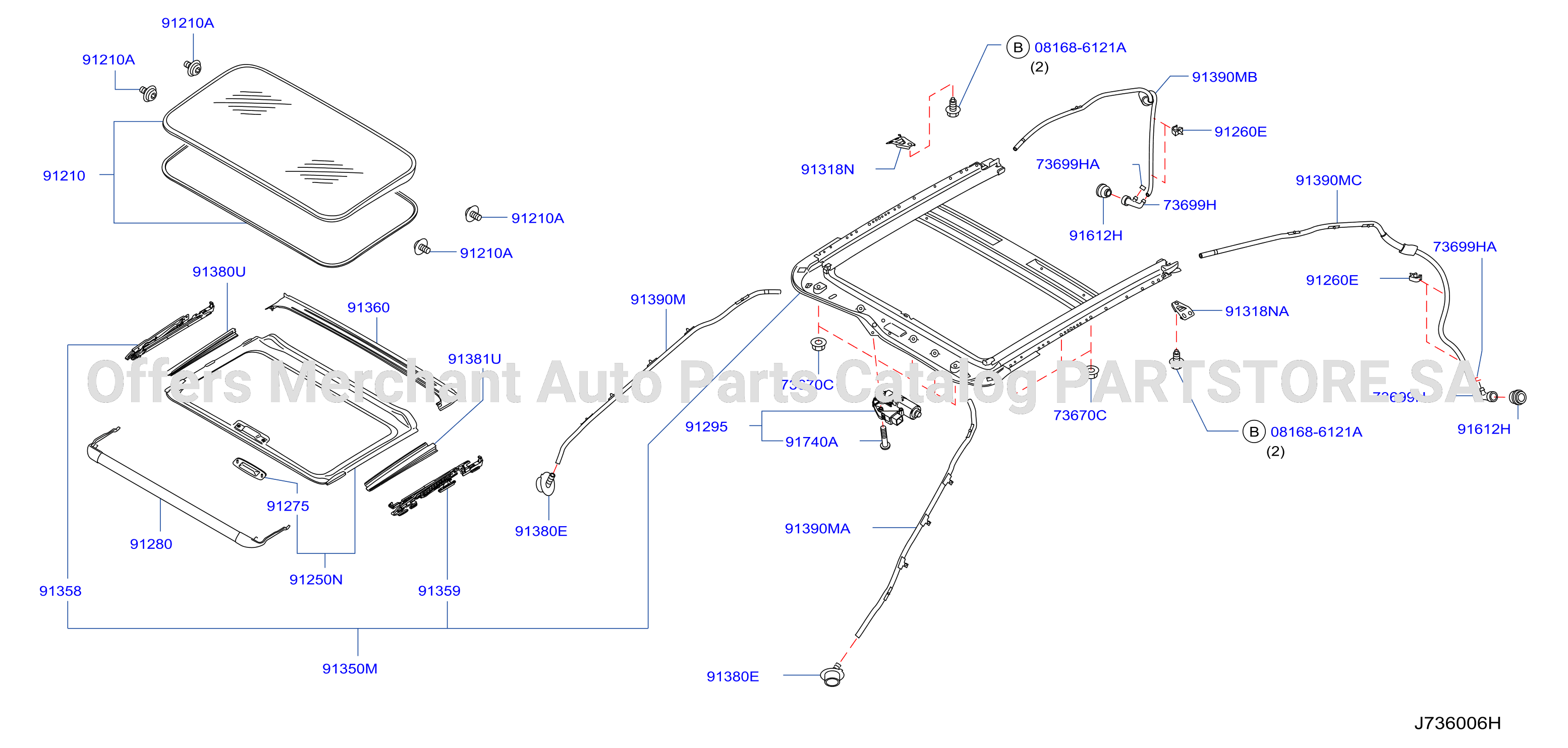 Sun Roof Parts