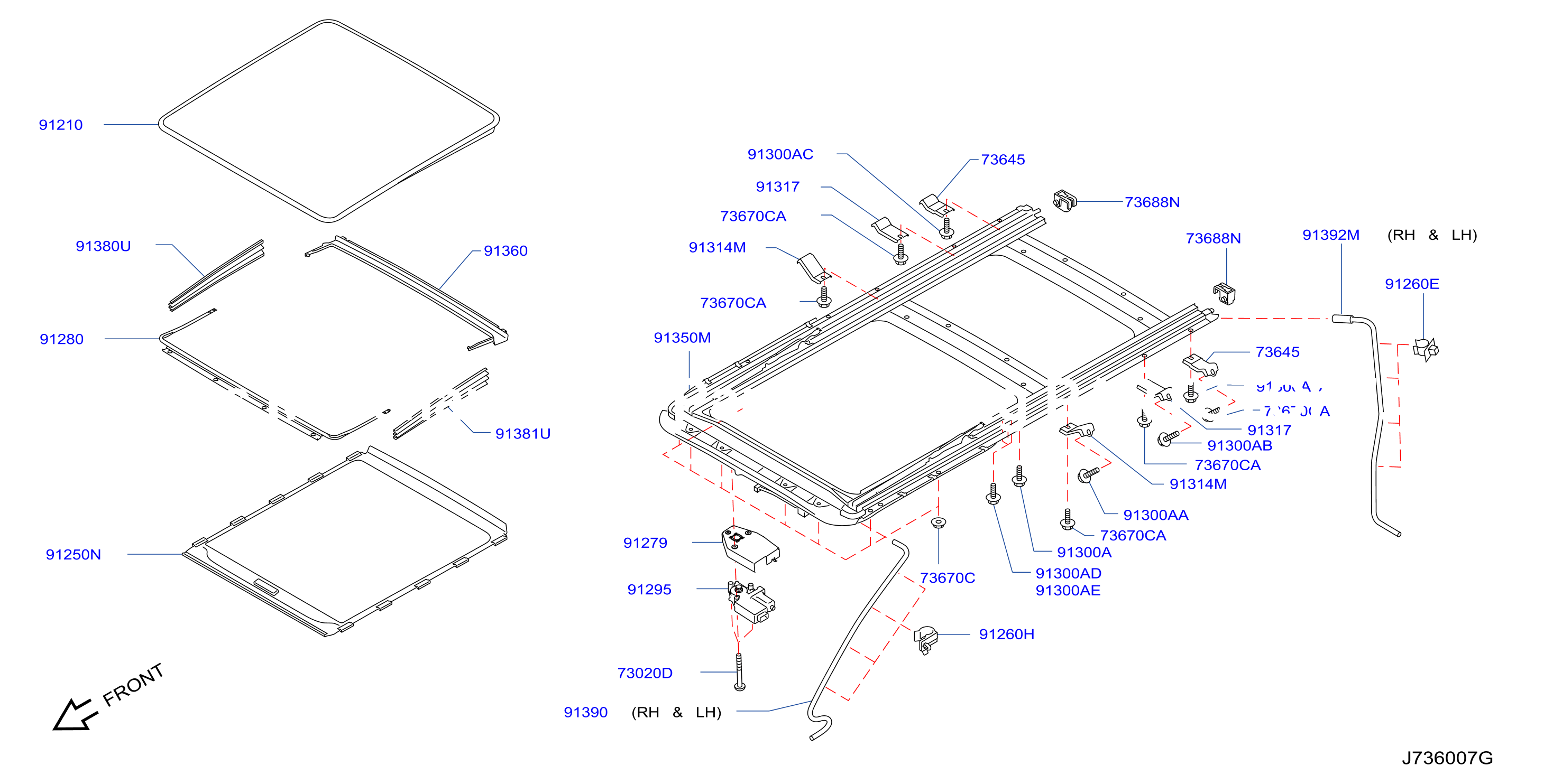 Sun Roof Parts