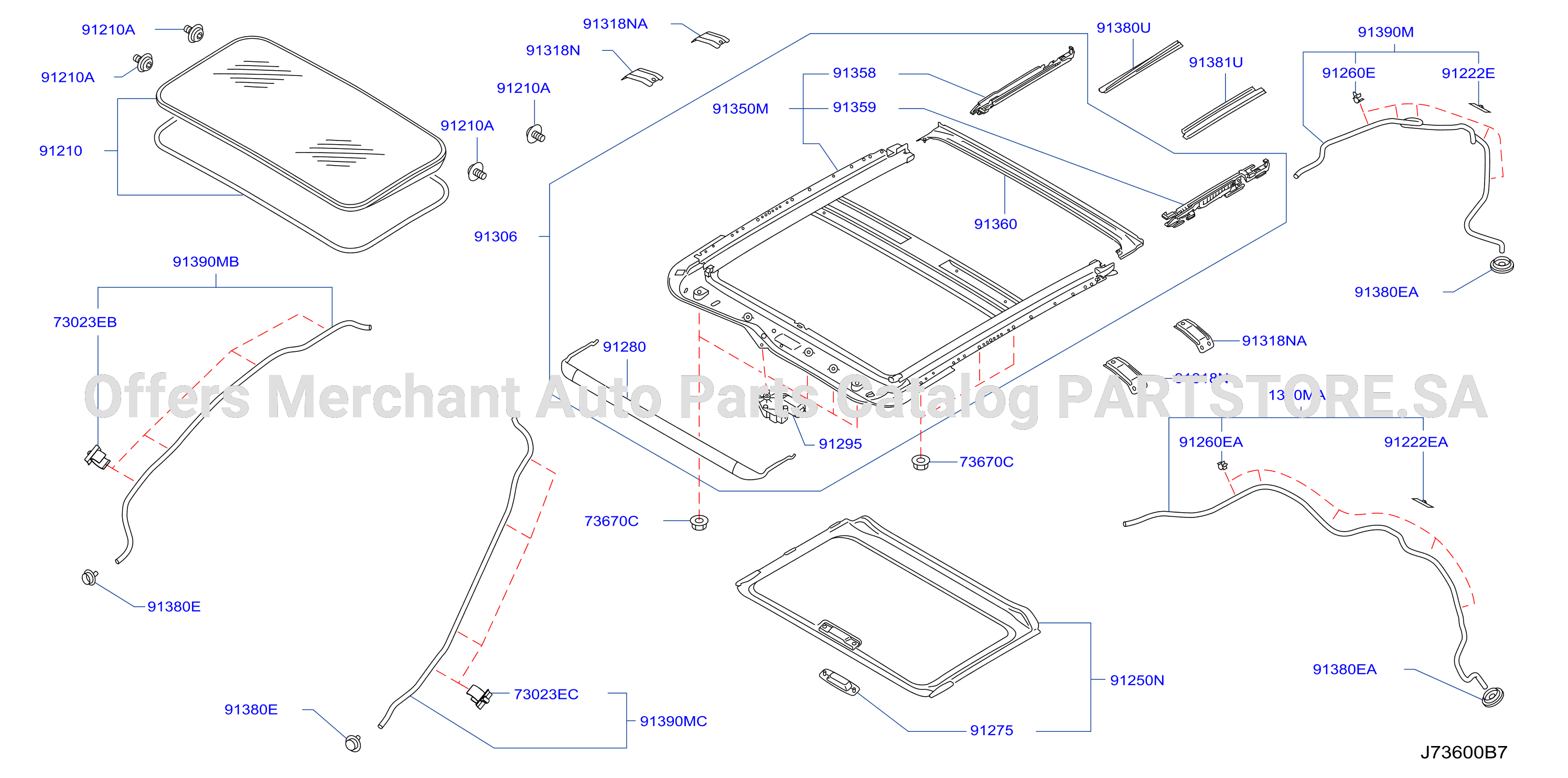 Sun Roof Parts