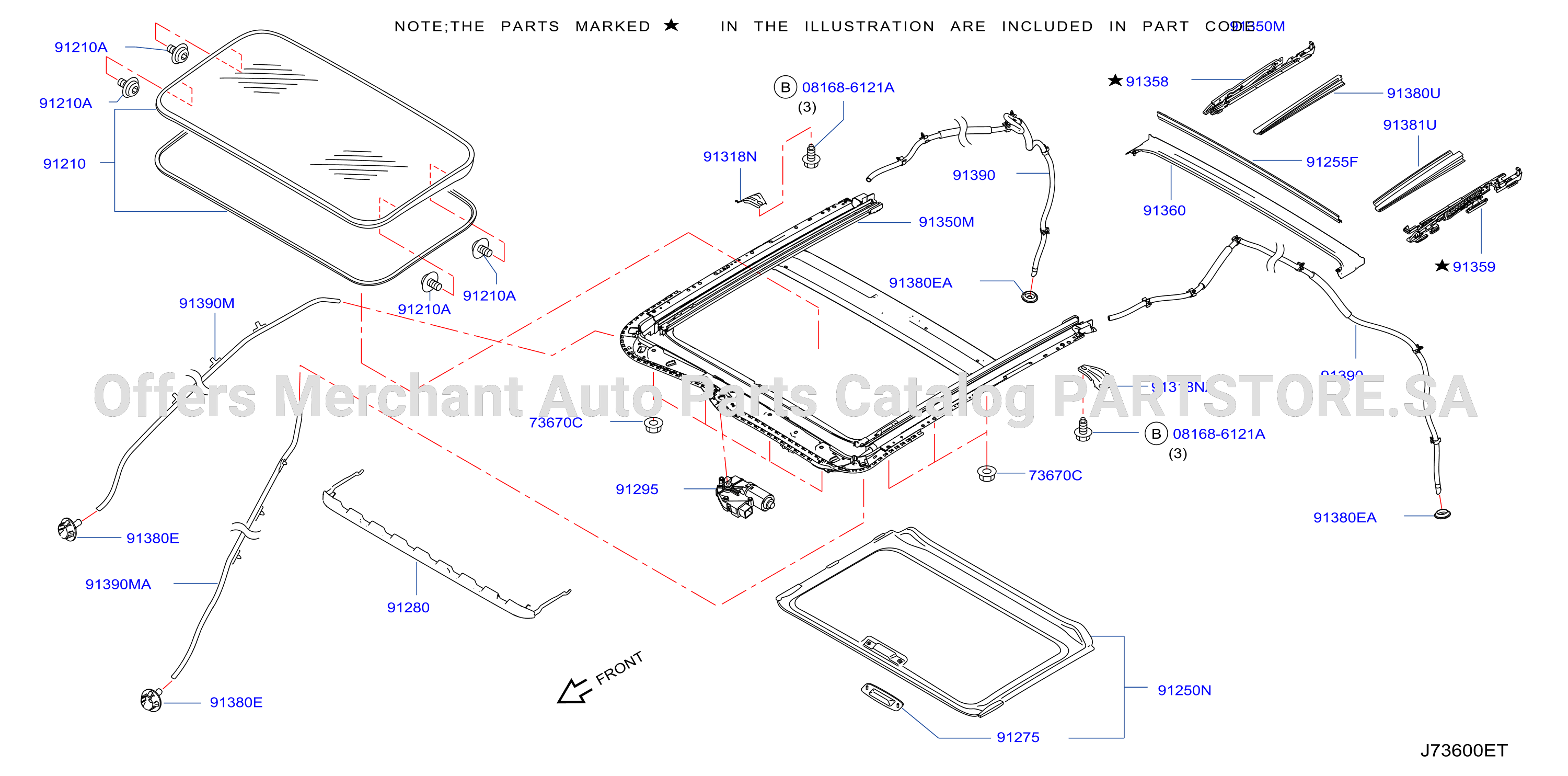 Sun Roof Parts