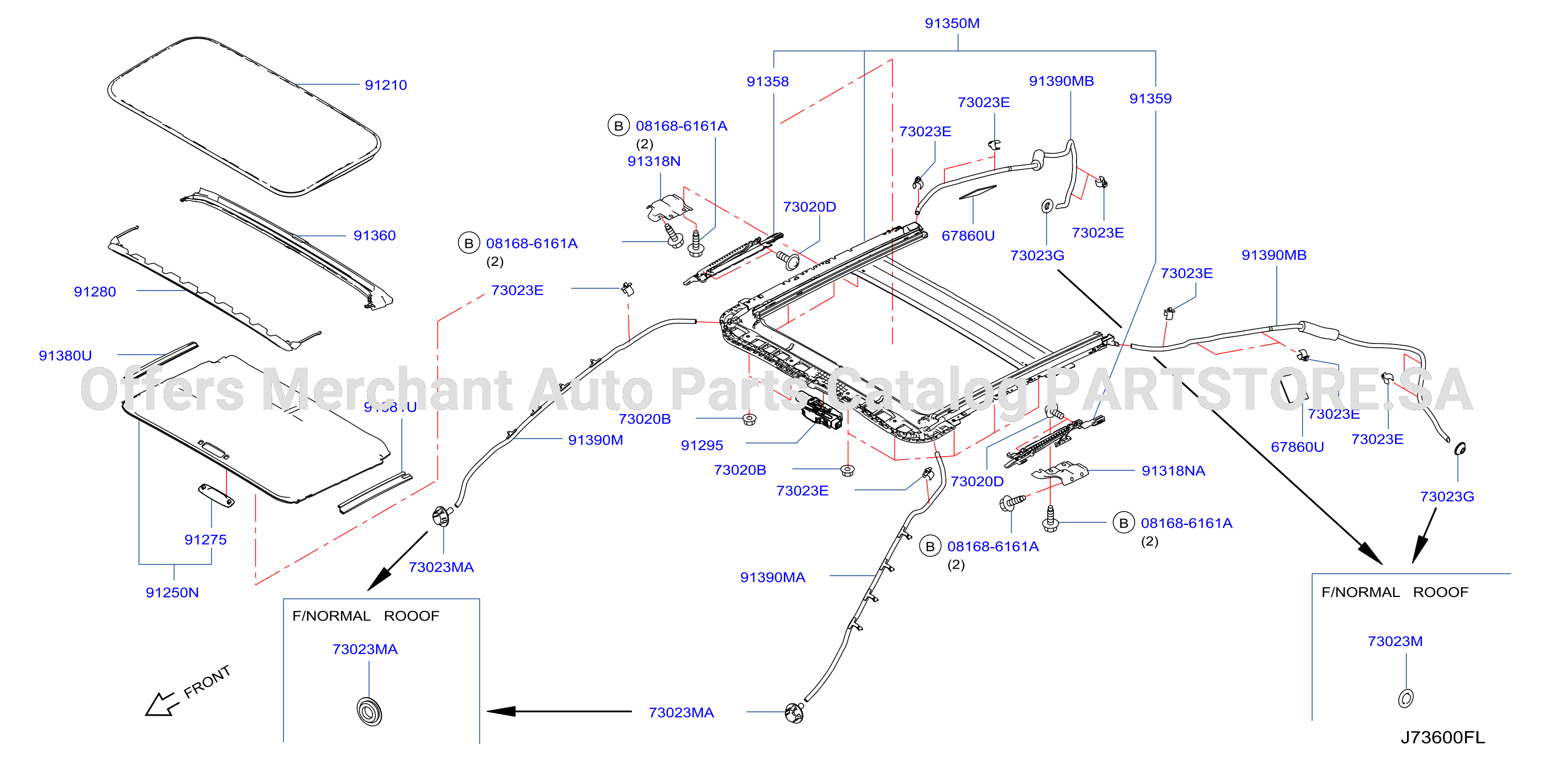 Sun Roof Parts