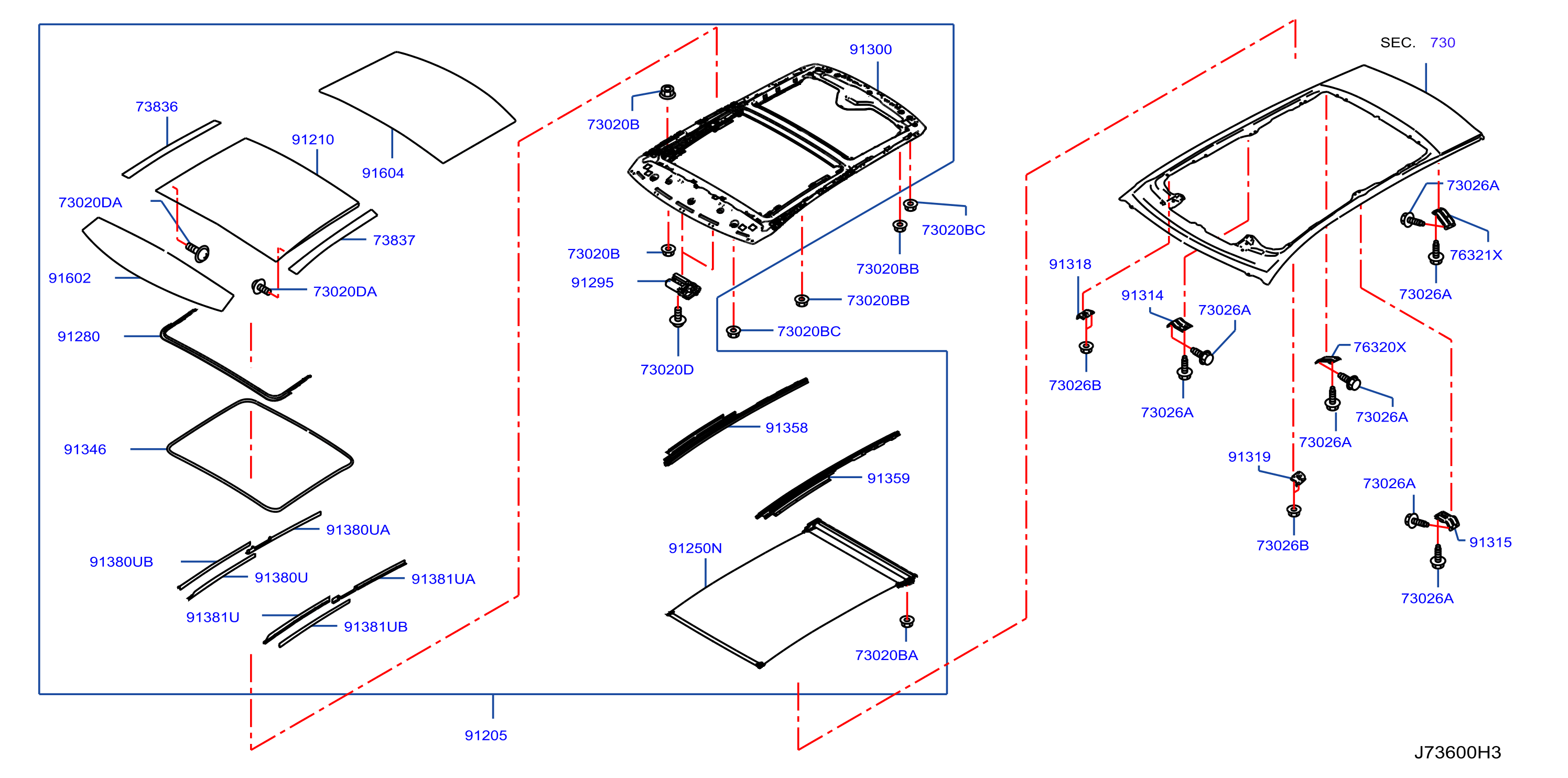 Sun Roof Parts