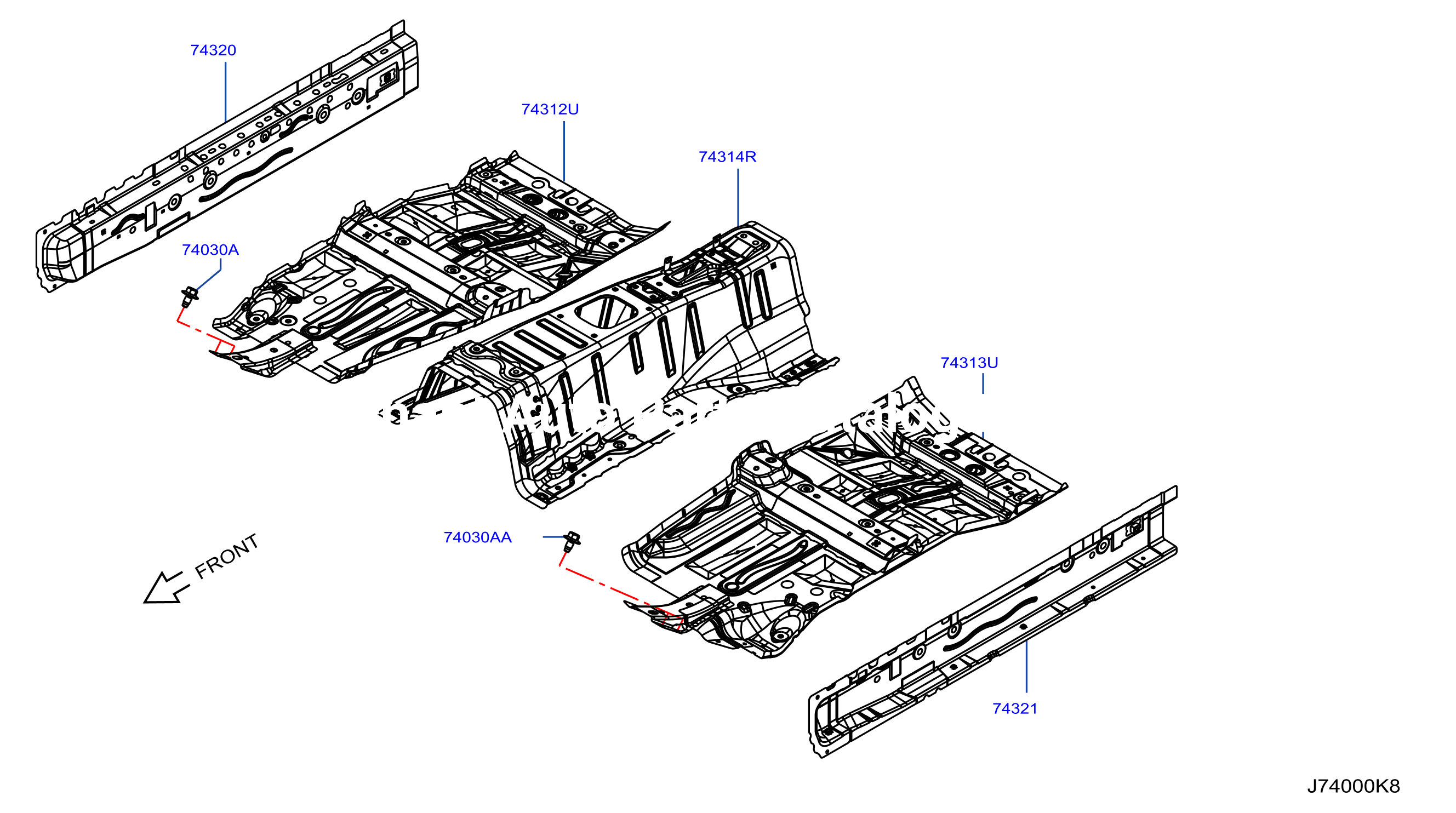 Floor Panel Coupe