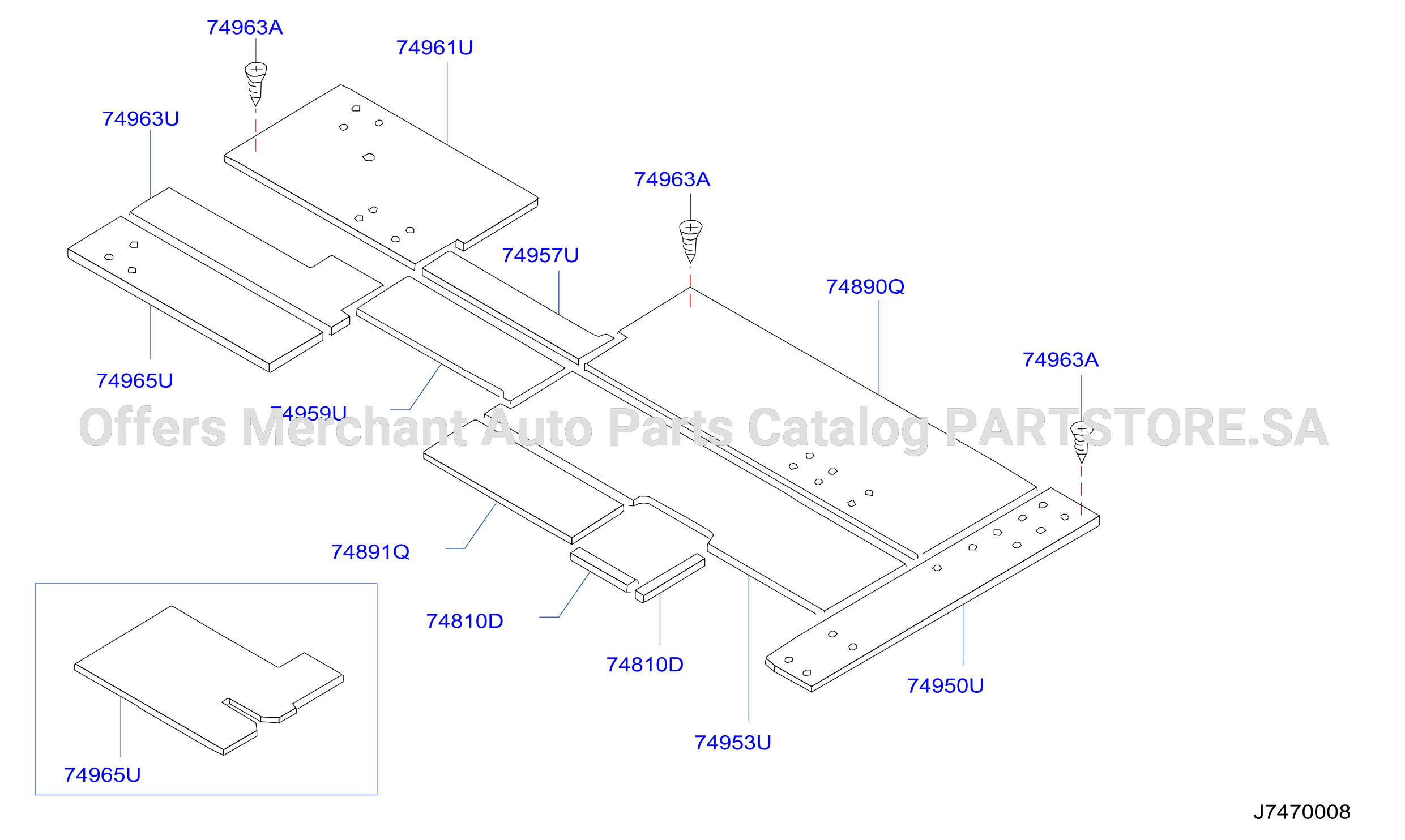Floor Fitting Rear Floor Board