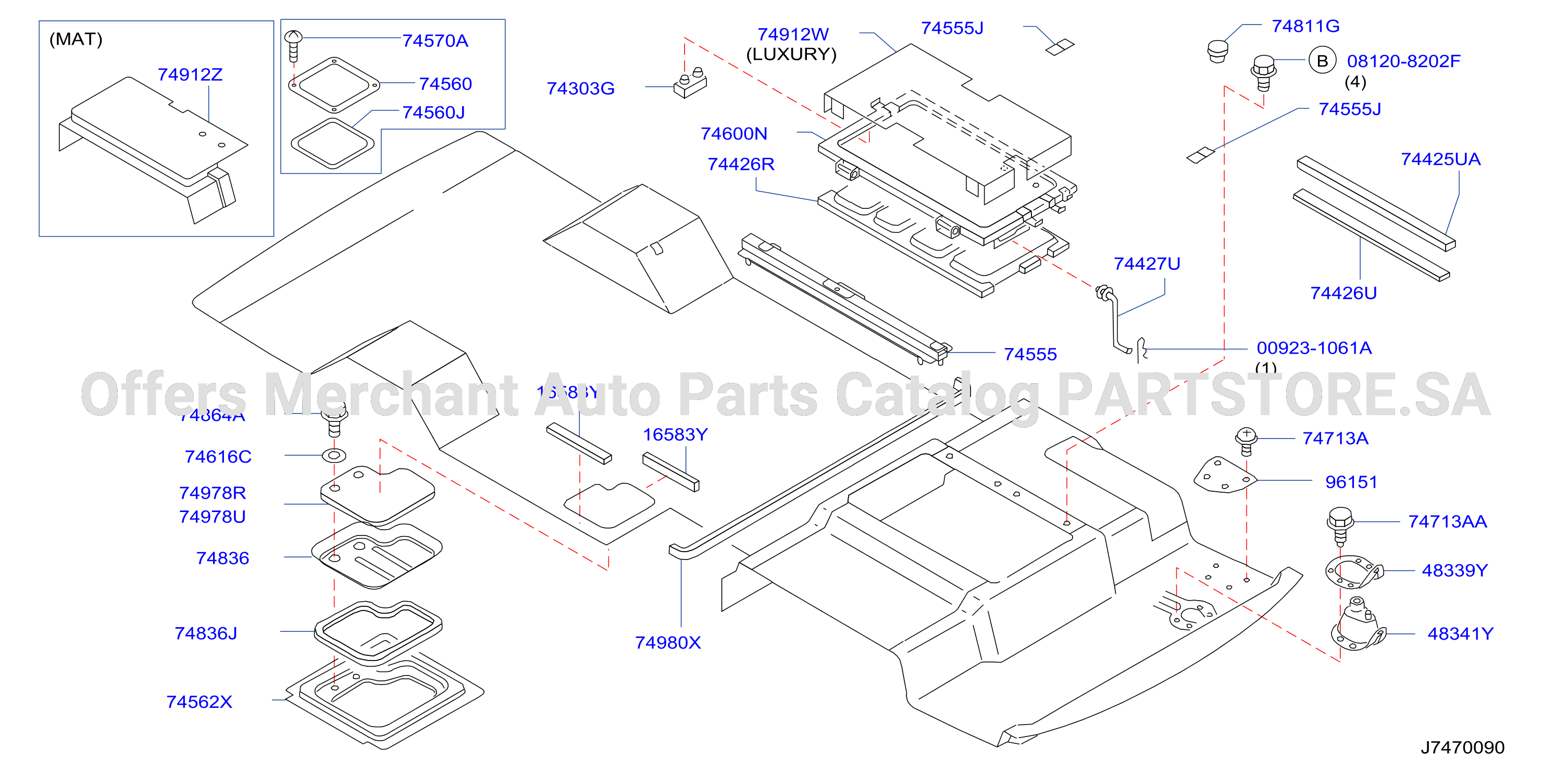 Floor Fitting Upper Parts