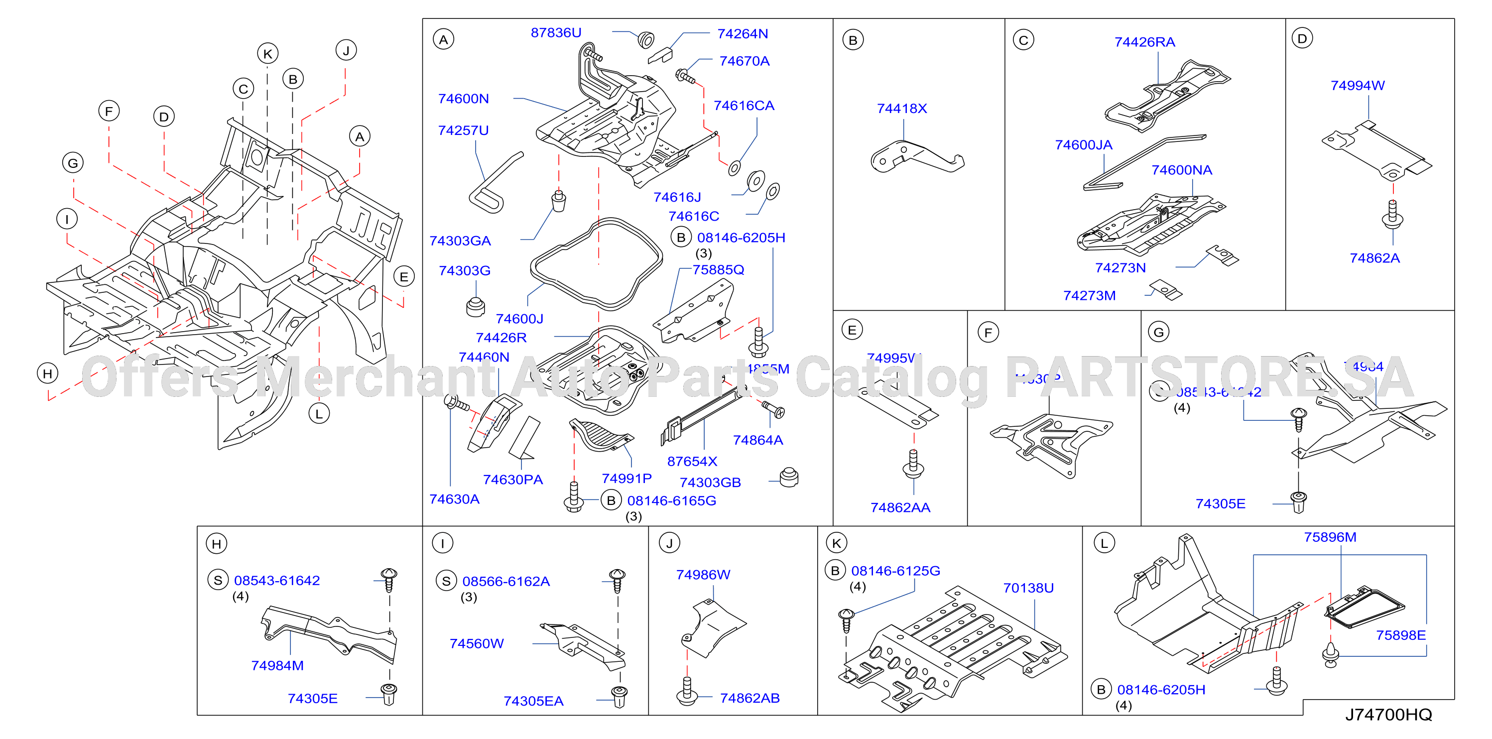 Floor Fitting Front Parts